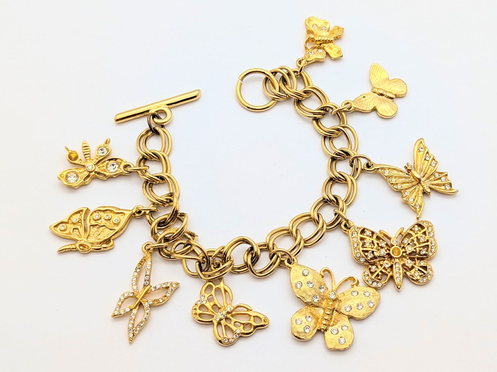 Lot of 2 Ladies Costume Charm Bracelets - 4