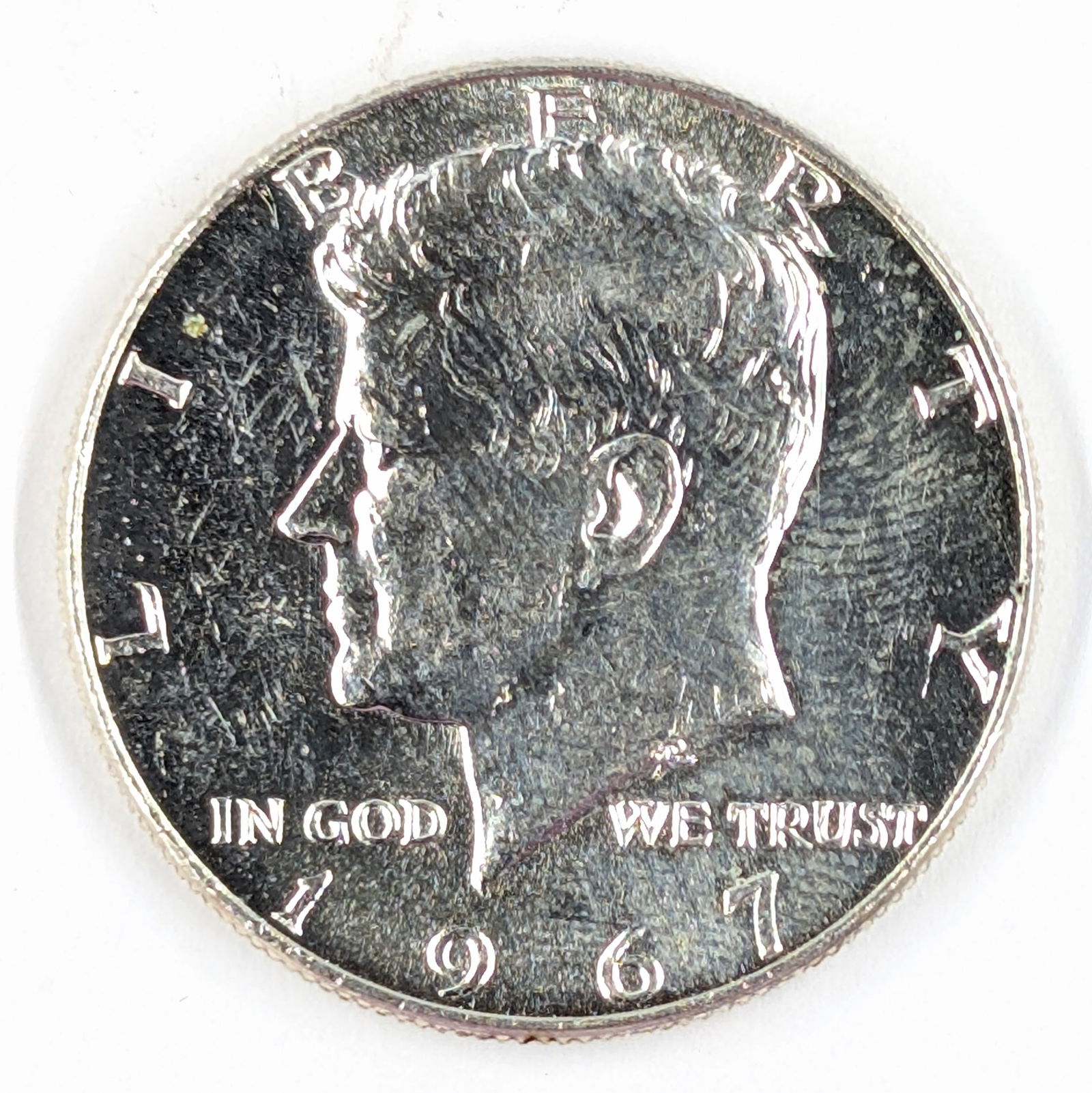 1967 Silver John F Kennedy Half Dollar - Uncirculated (1 of 2)