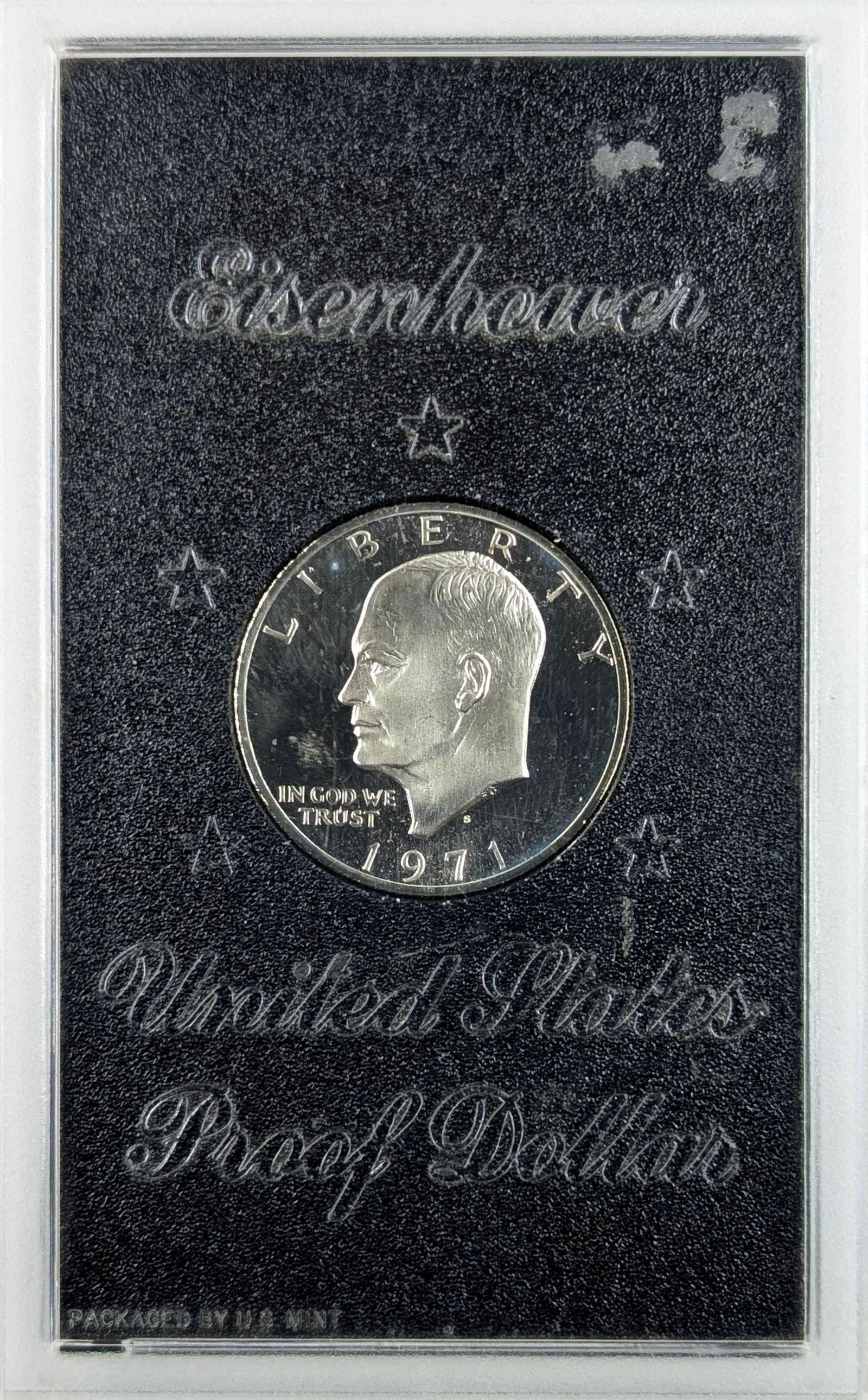 1971-S Eisenhower " Ike" Proof Silver Dollar (1 of 2)