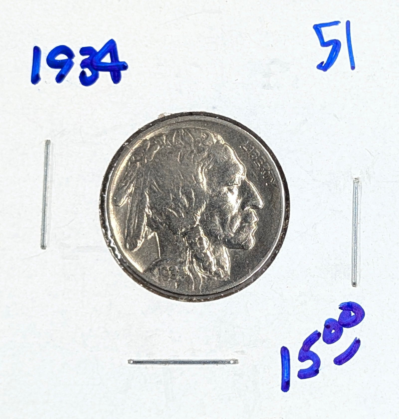 1934 Buffalo Head Nickel (1 of 2)