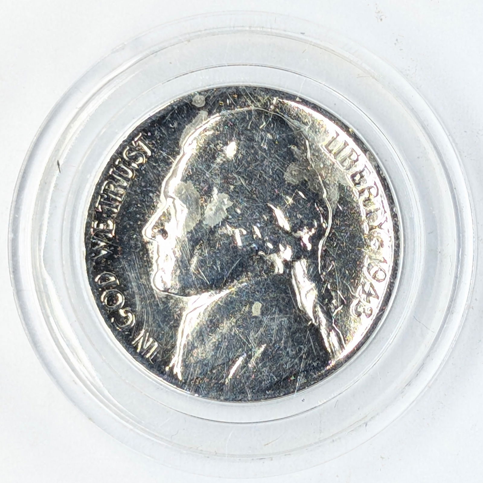 1943-D Silver War Nickel: 35% Silver 