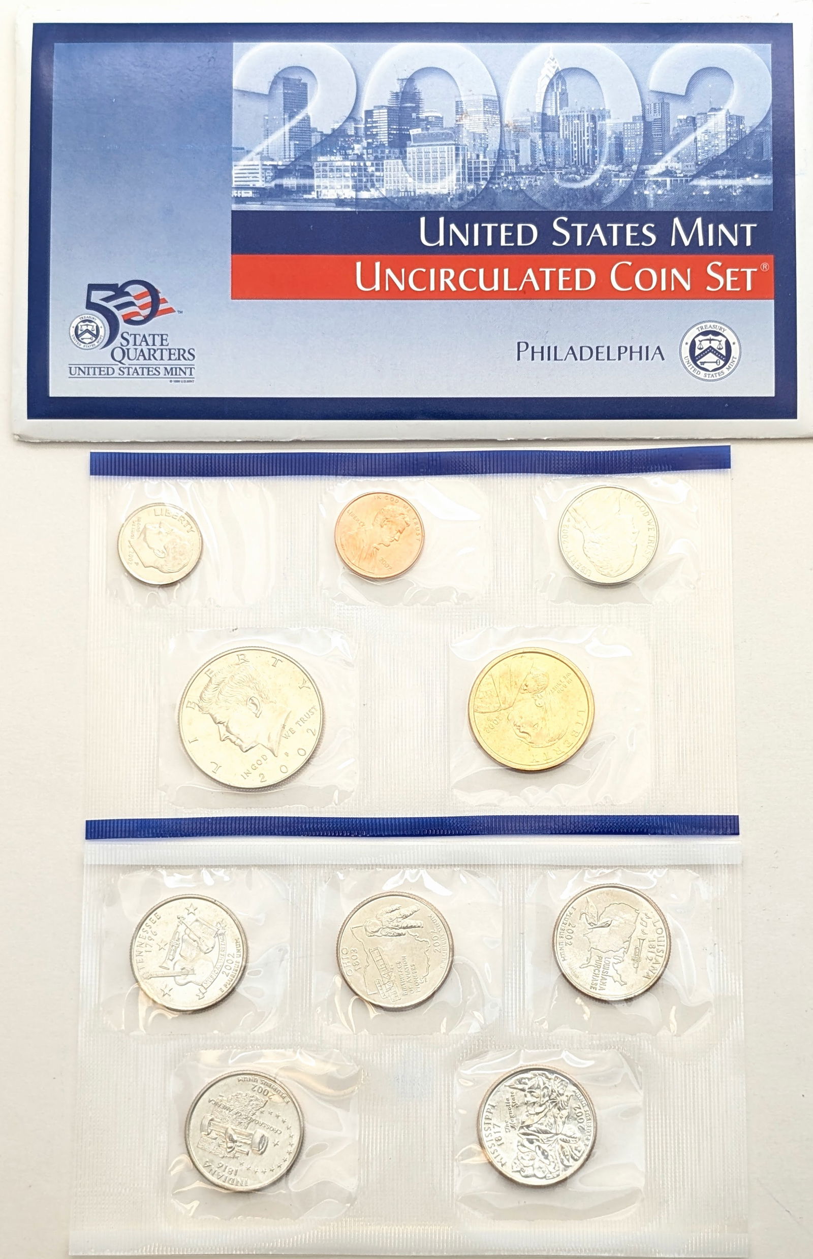 2002 US Mint Uncirculated Coin Set (1 of 2)