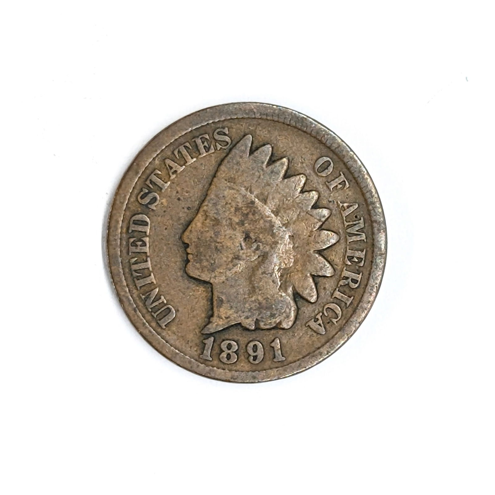 1891 Indian Head Cent: Coin 