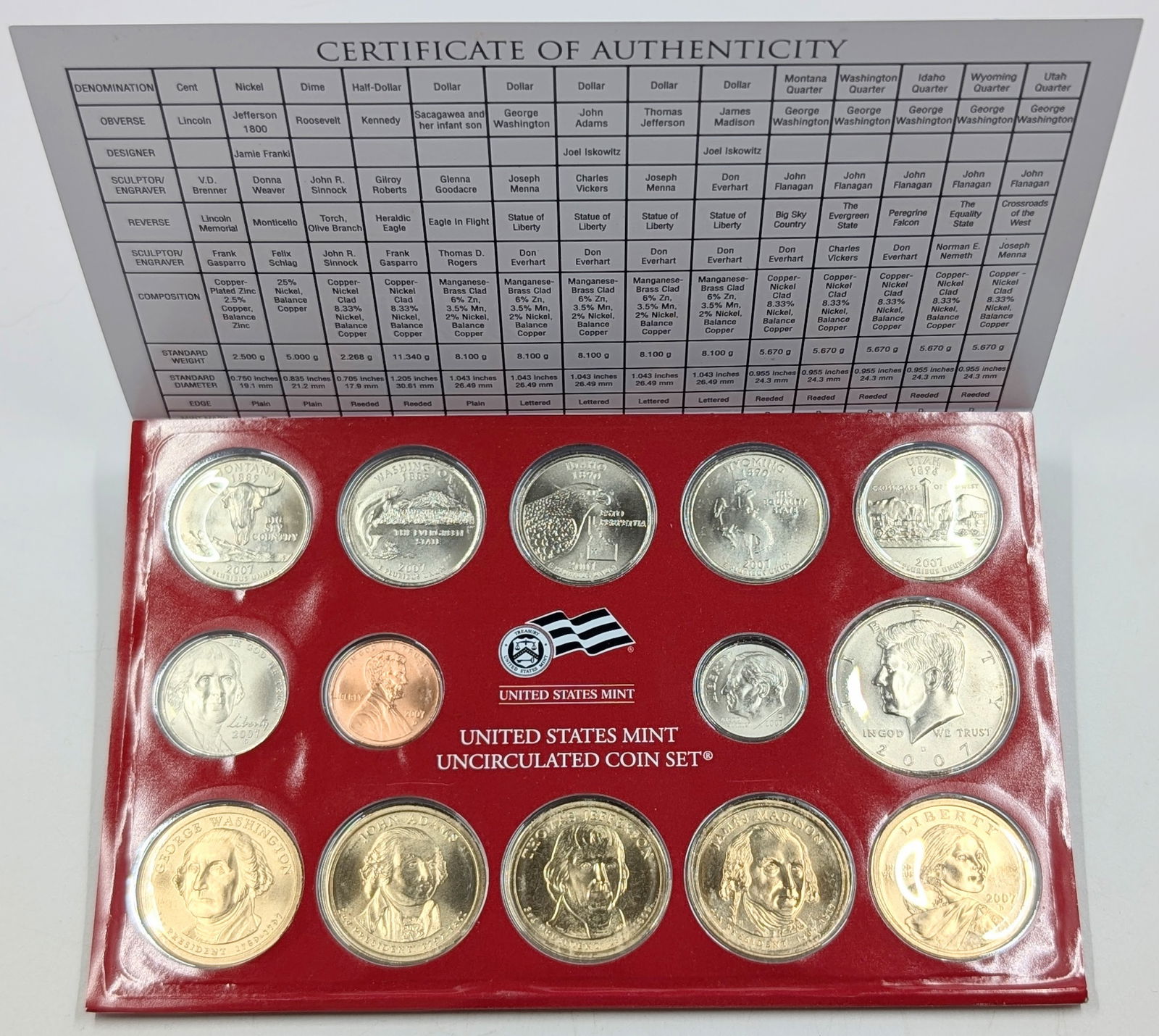 2007-D US Mint Uncirculated Coin Set (1 of 2)