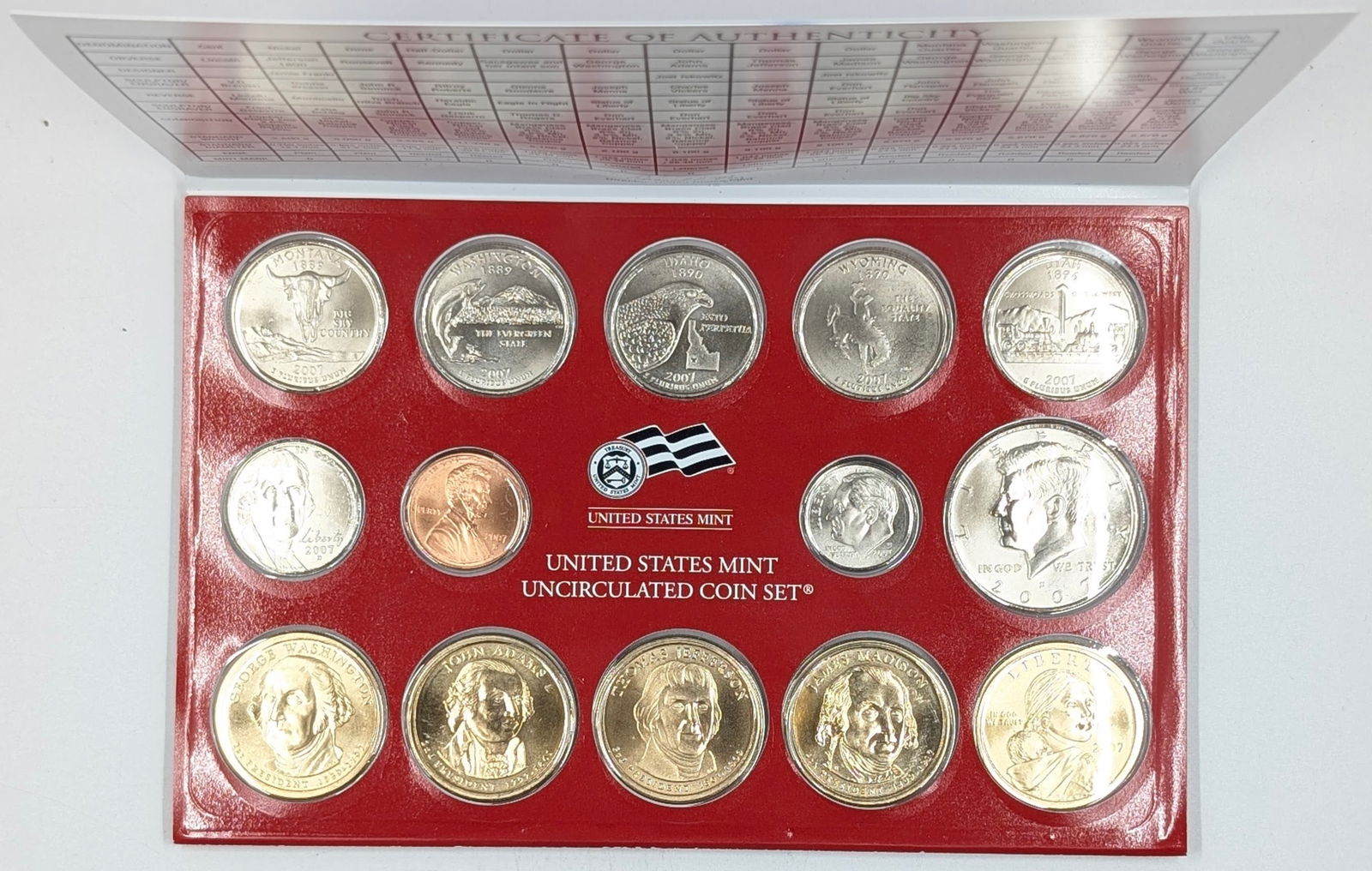 2007-D US Mint Uncirculated Coin Set: Coin 