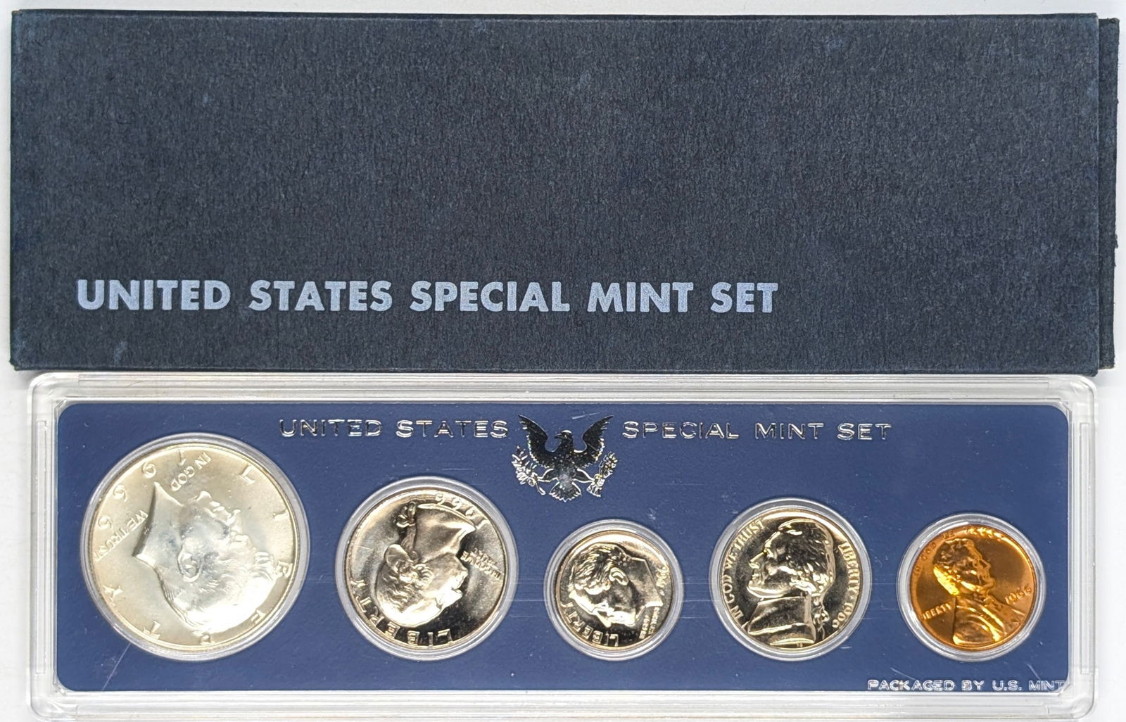 1966 US Mint Special Set w/ Silver JFK Half: 40% Silver 