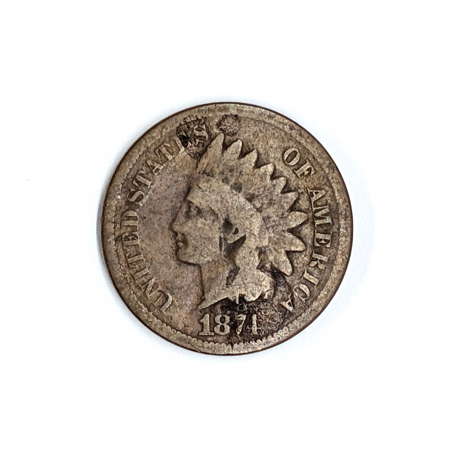 1874 Indian Head Cent (1 of 2)