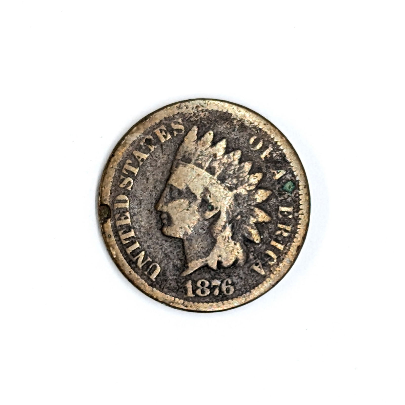 1876 Indian Head Cent: Coin 