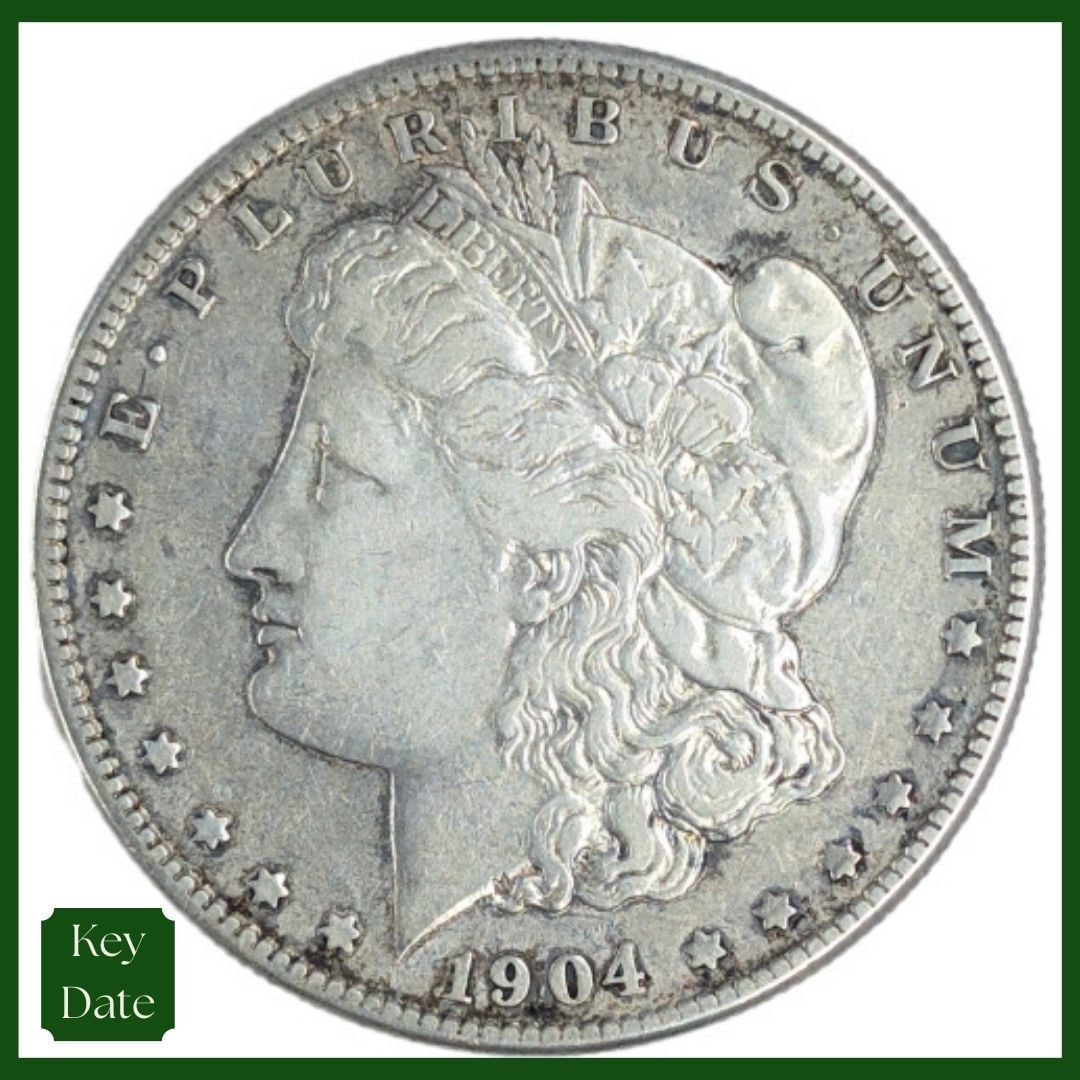 FEATURE 1904-S Morgan Silver Dollar - KEY DATE: FEATURE