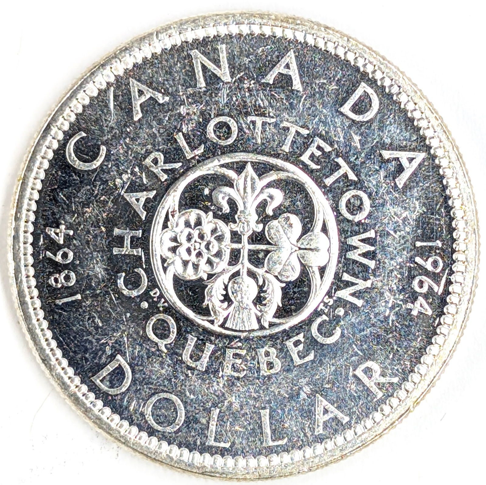 1964 Canadian Silver $1: 80% Silver 