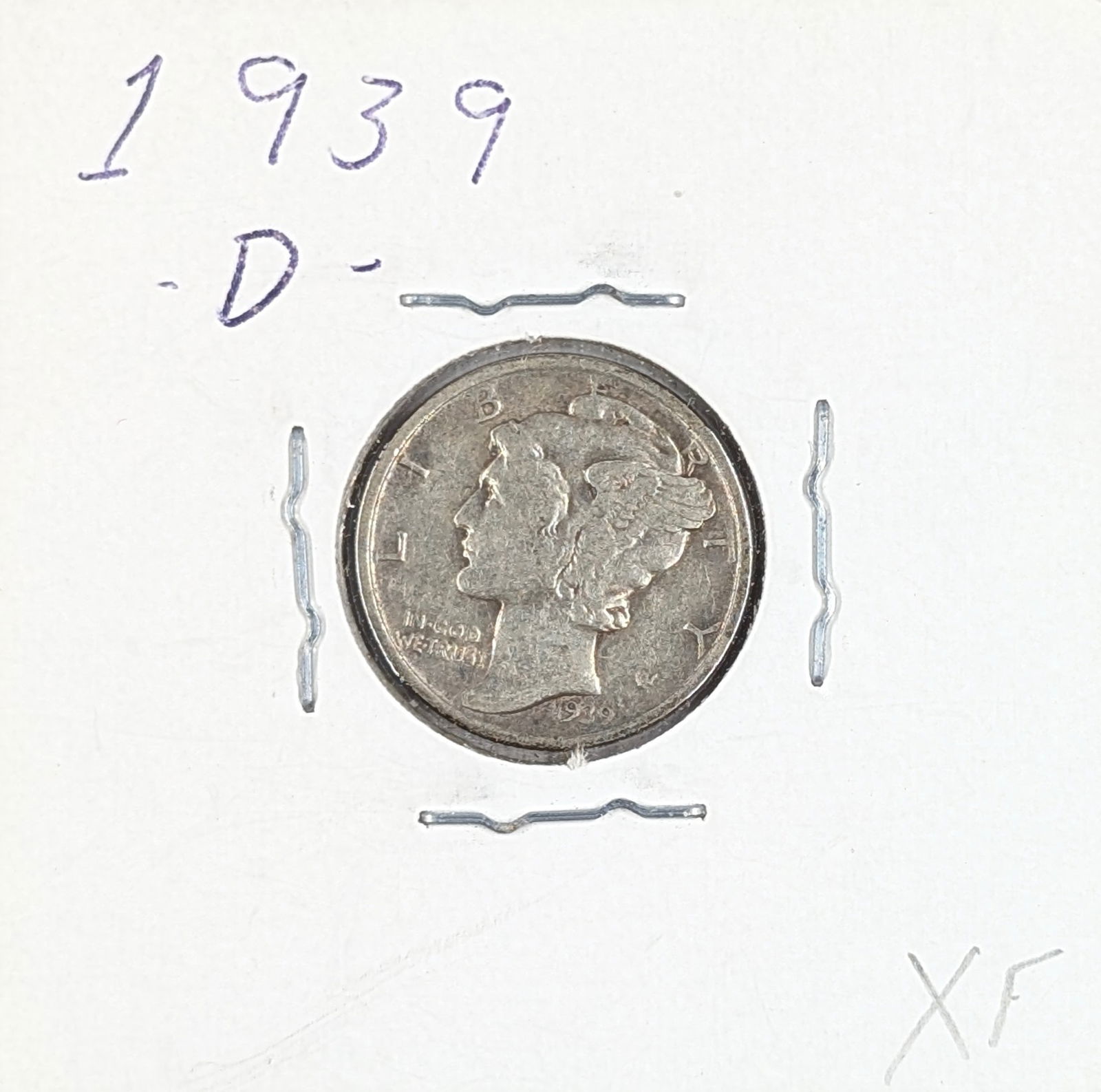 1939-D Silver Mercury Dime (1 of 2)
