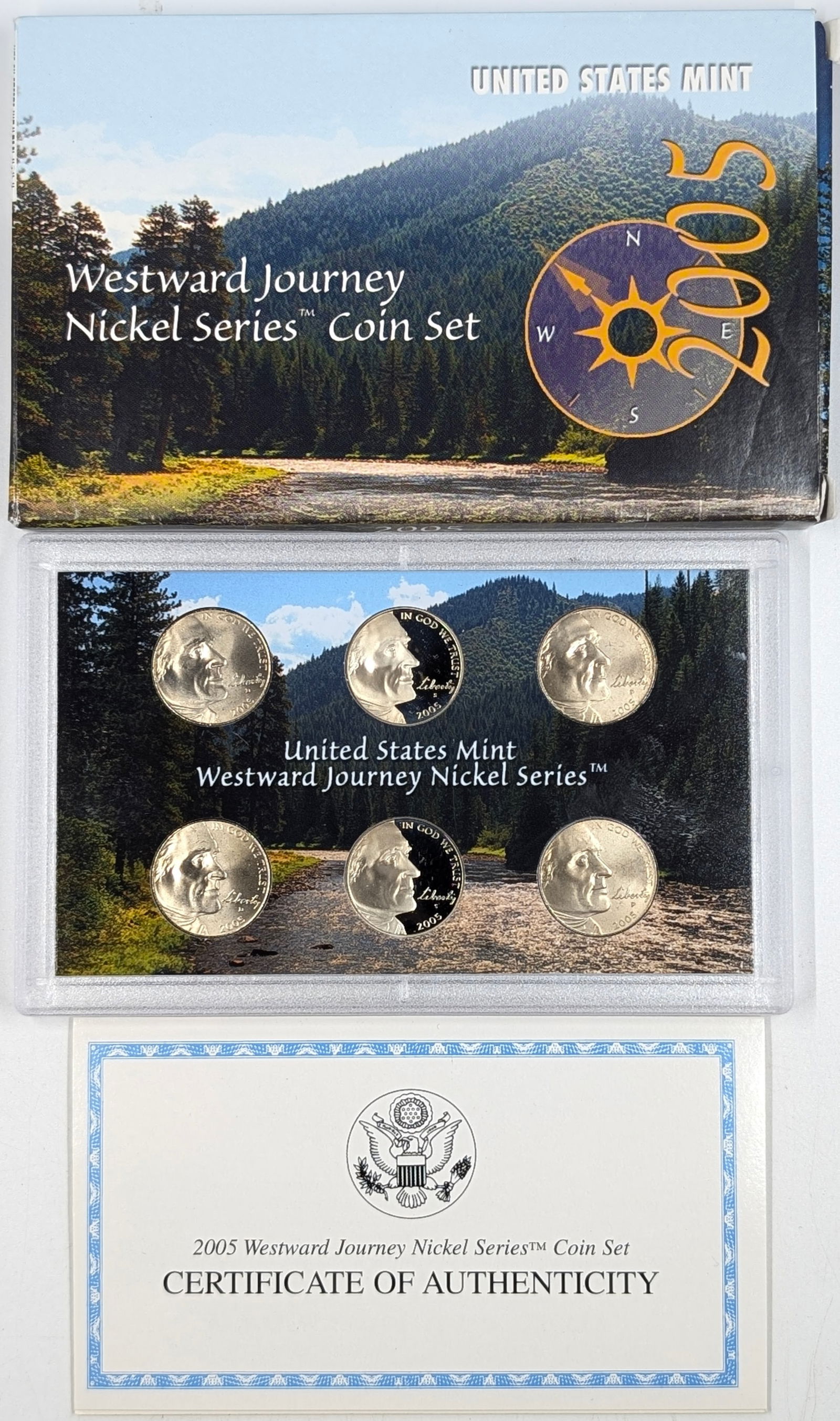 2005 Westward Journey Nickel Series 6-Coin Set w/ COA: Coin 