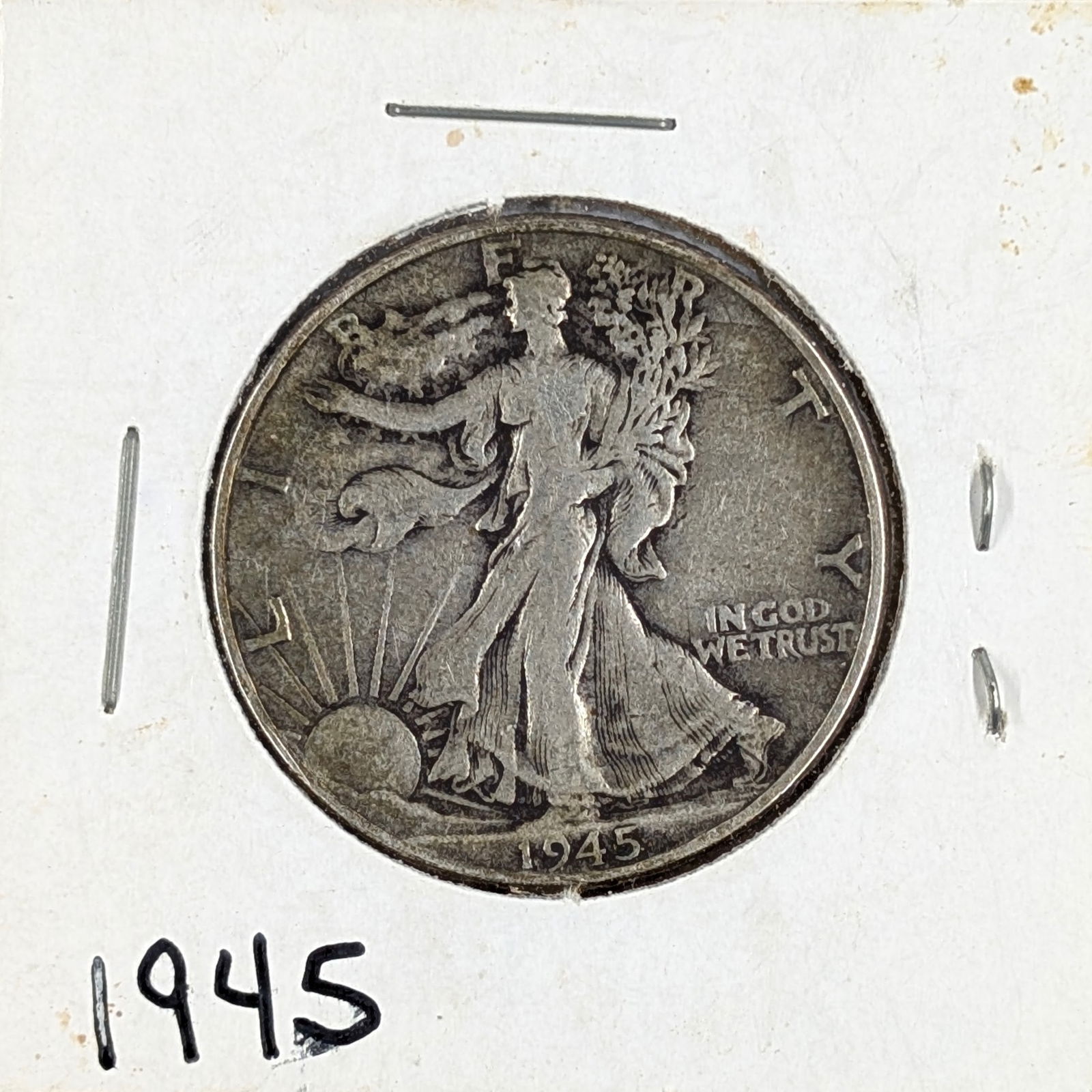 1945 Silver Walking Liberty Half Dollar: Silver 