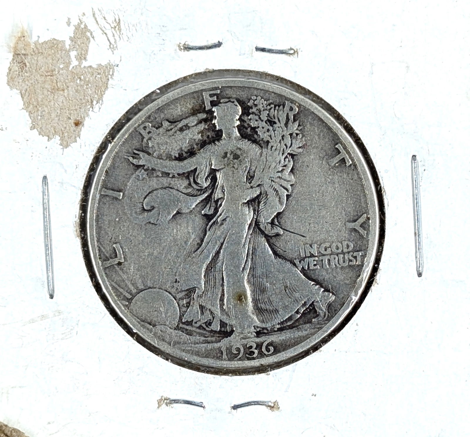 1936-D Silver Walking Liberty Half Dollar (1 of 2)