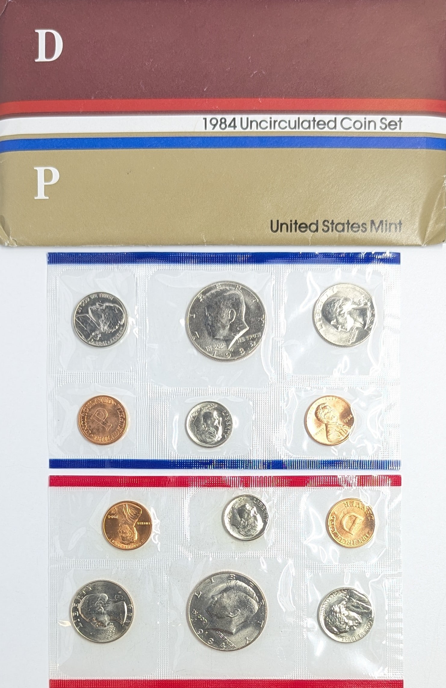 1984 US Mint Uncirculated Coin Set (1 of 2)
