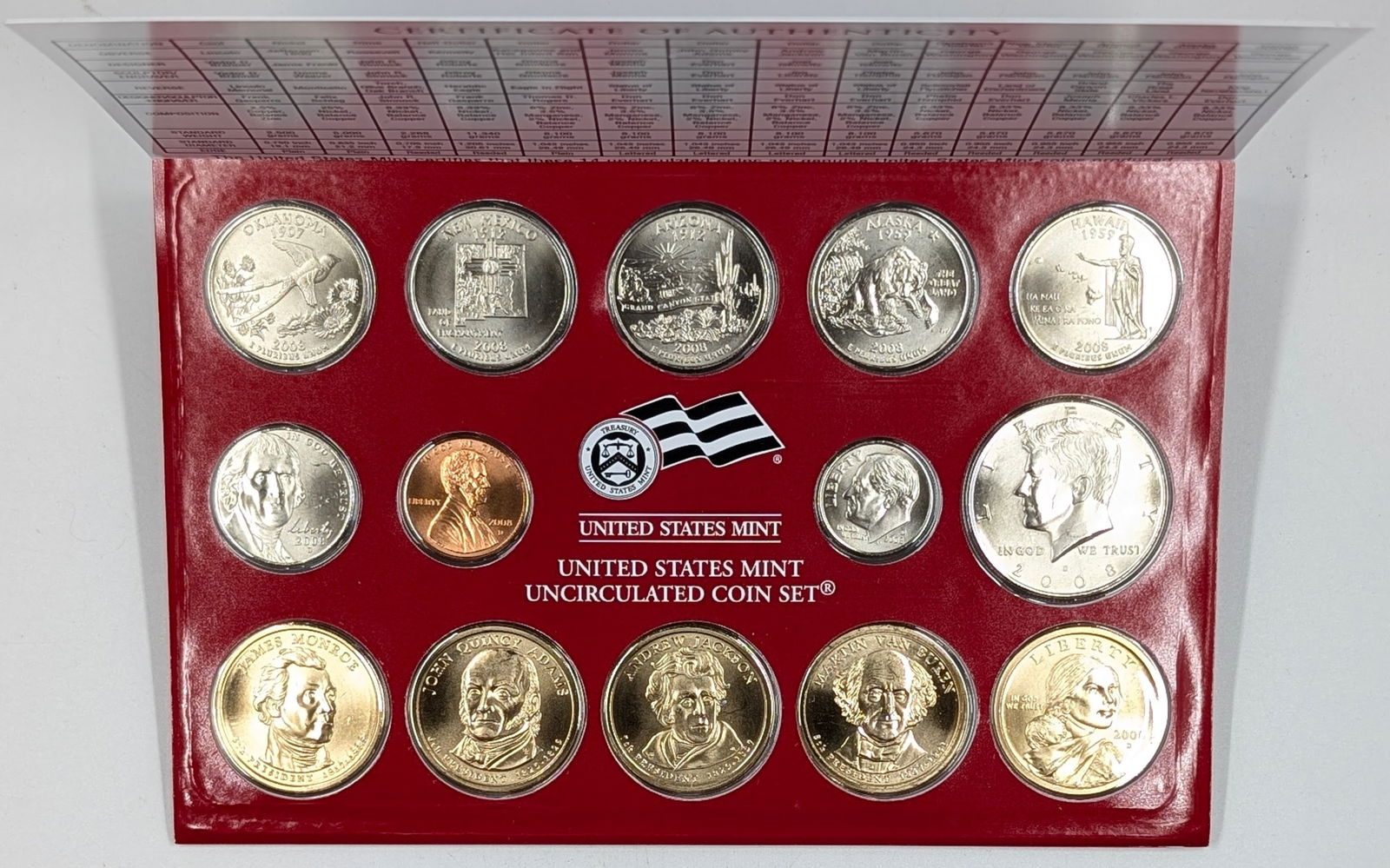 2008-D US Mint Uncirculated Coin Set (1 of 2)