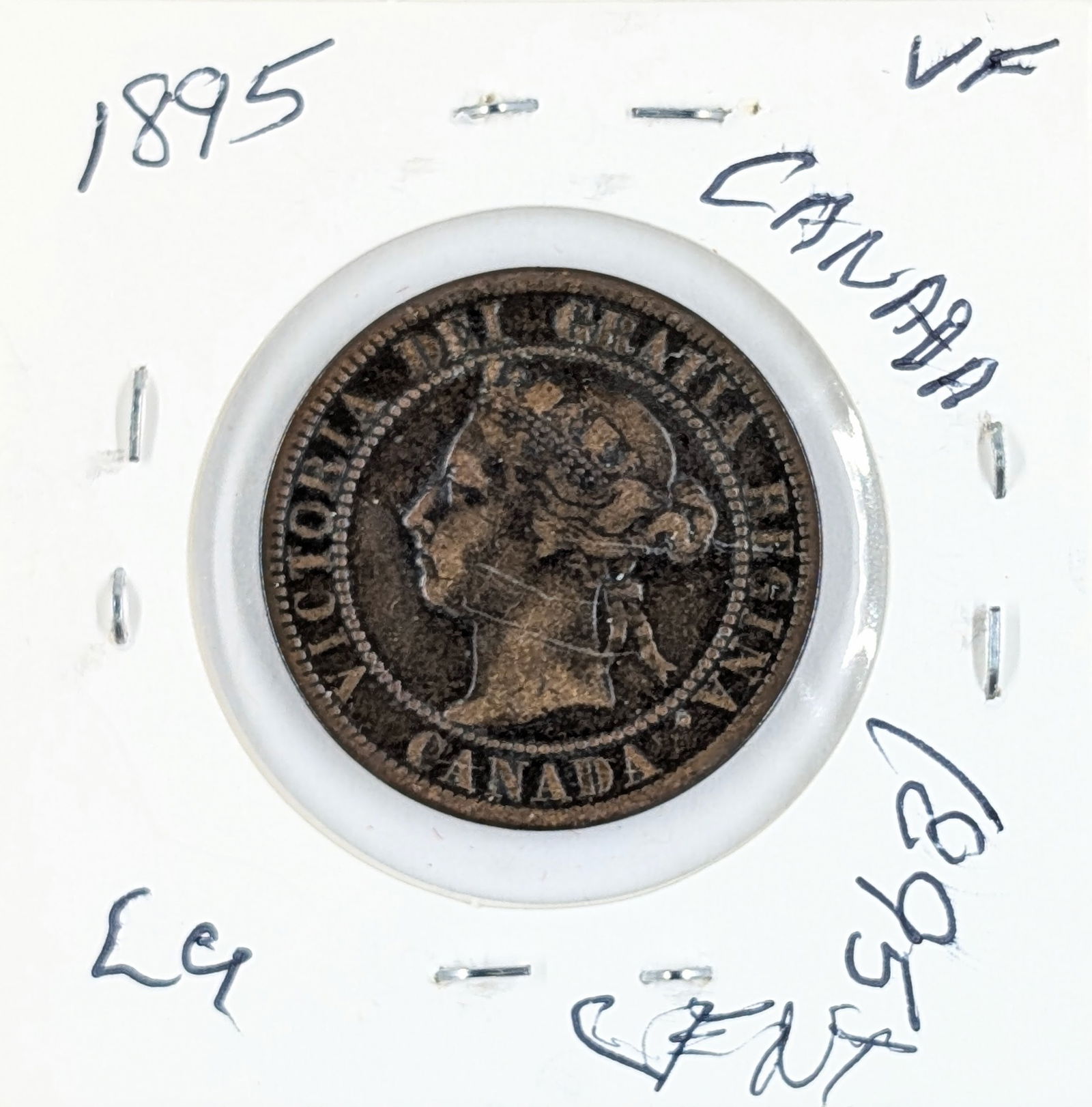 1895 Canadian Large Cent: Coin 