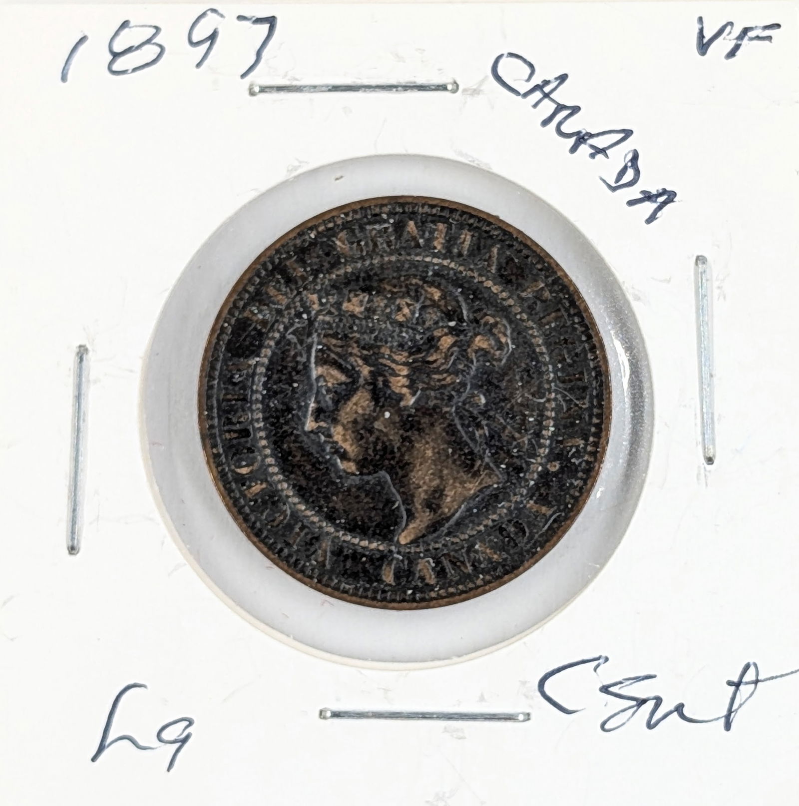 1897 Canadian Large Cent: Coin 
