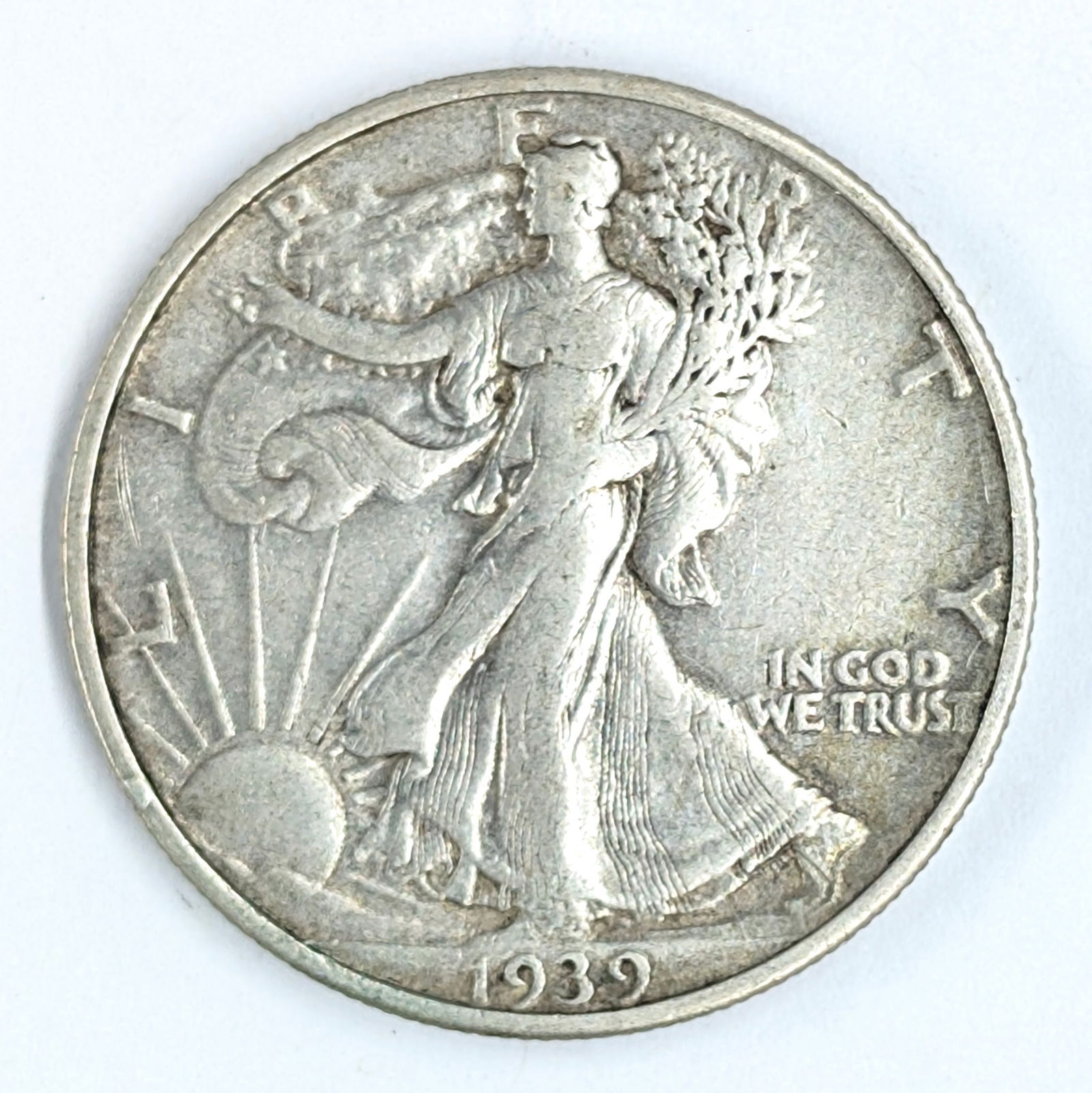 1939-S Silver Walking Liberty Half Dollar (1 of 2)