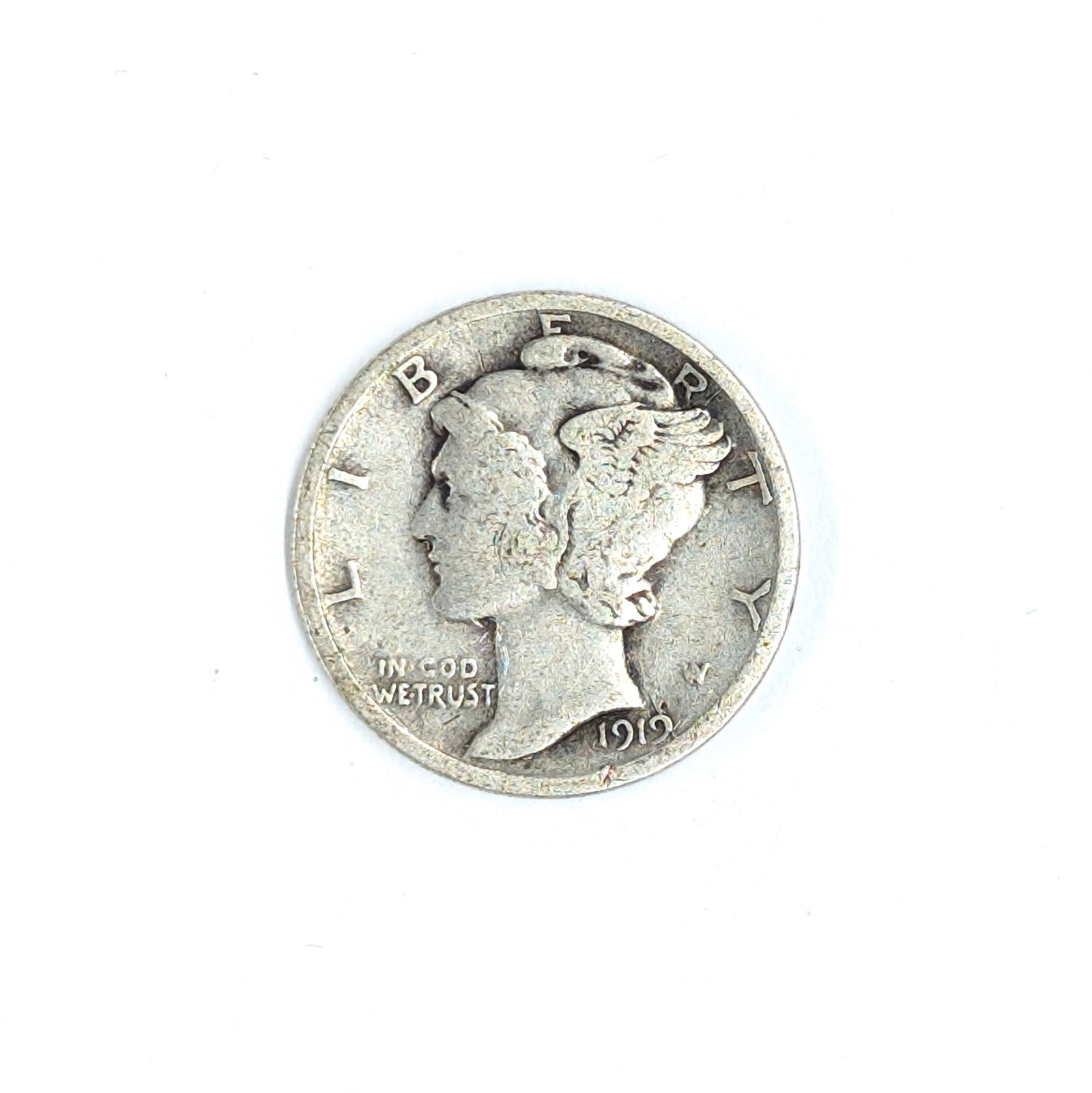 1919 Silver Mercury Dime (1 of 2)