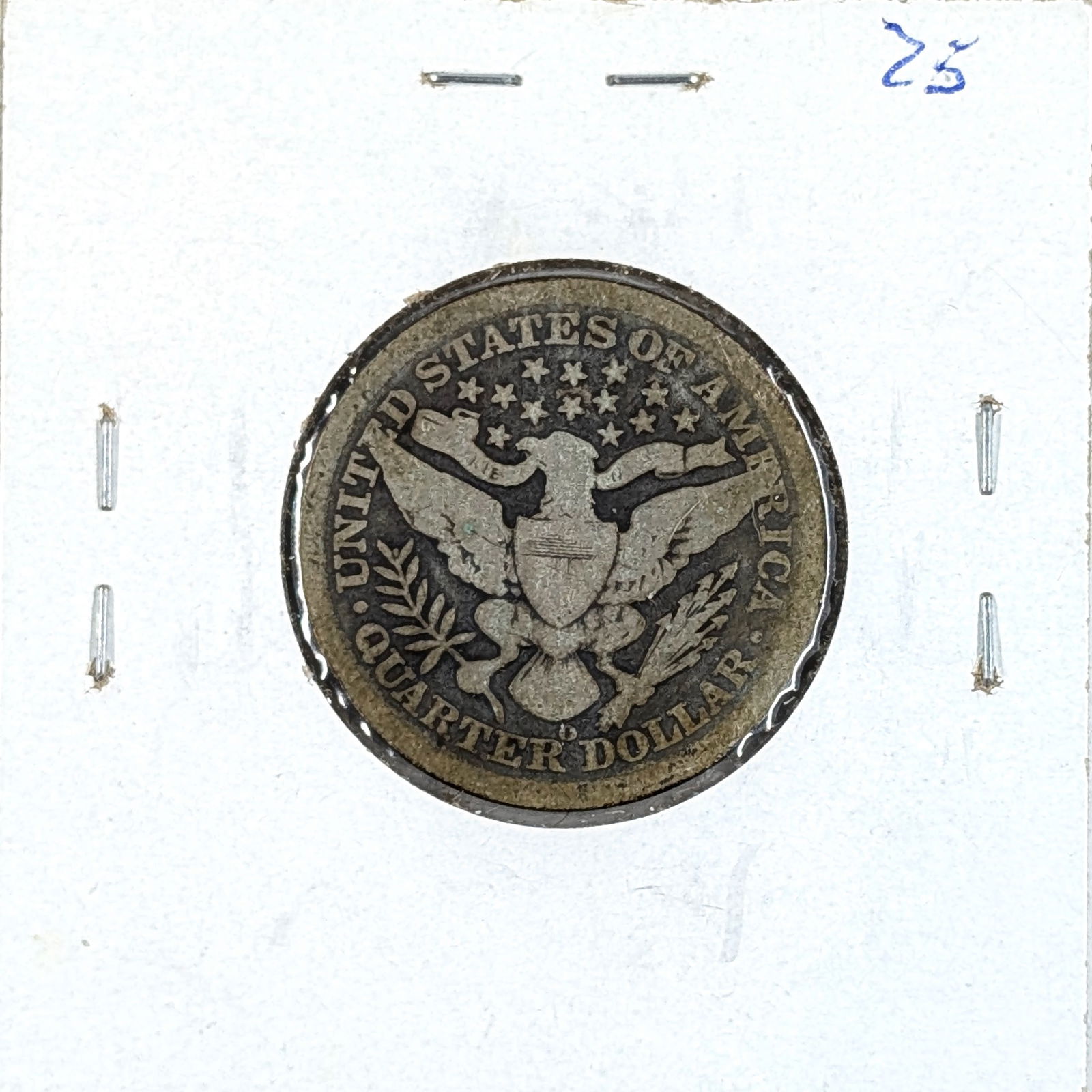 1897-O Silver Barber Quarter- Key Date - 2