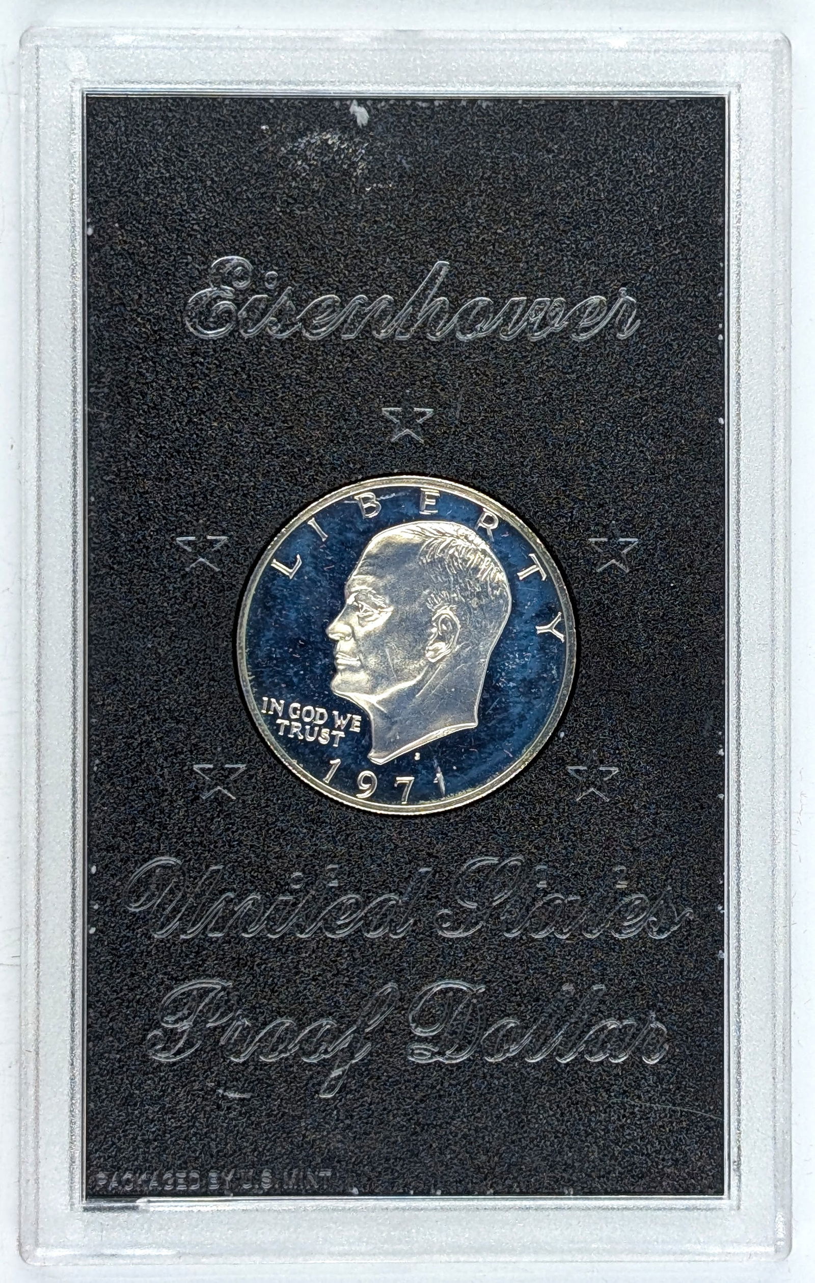 1971-S Eisenhower " Ike" Proof Silver Dollar - 2