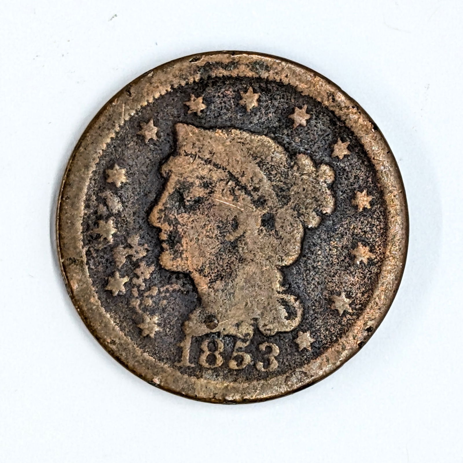 1853 Large Cent (1 of 2)