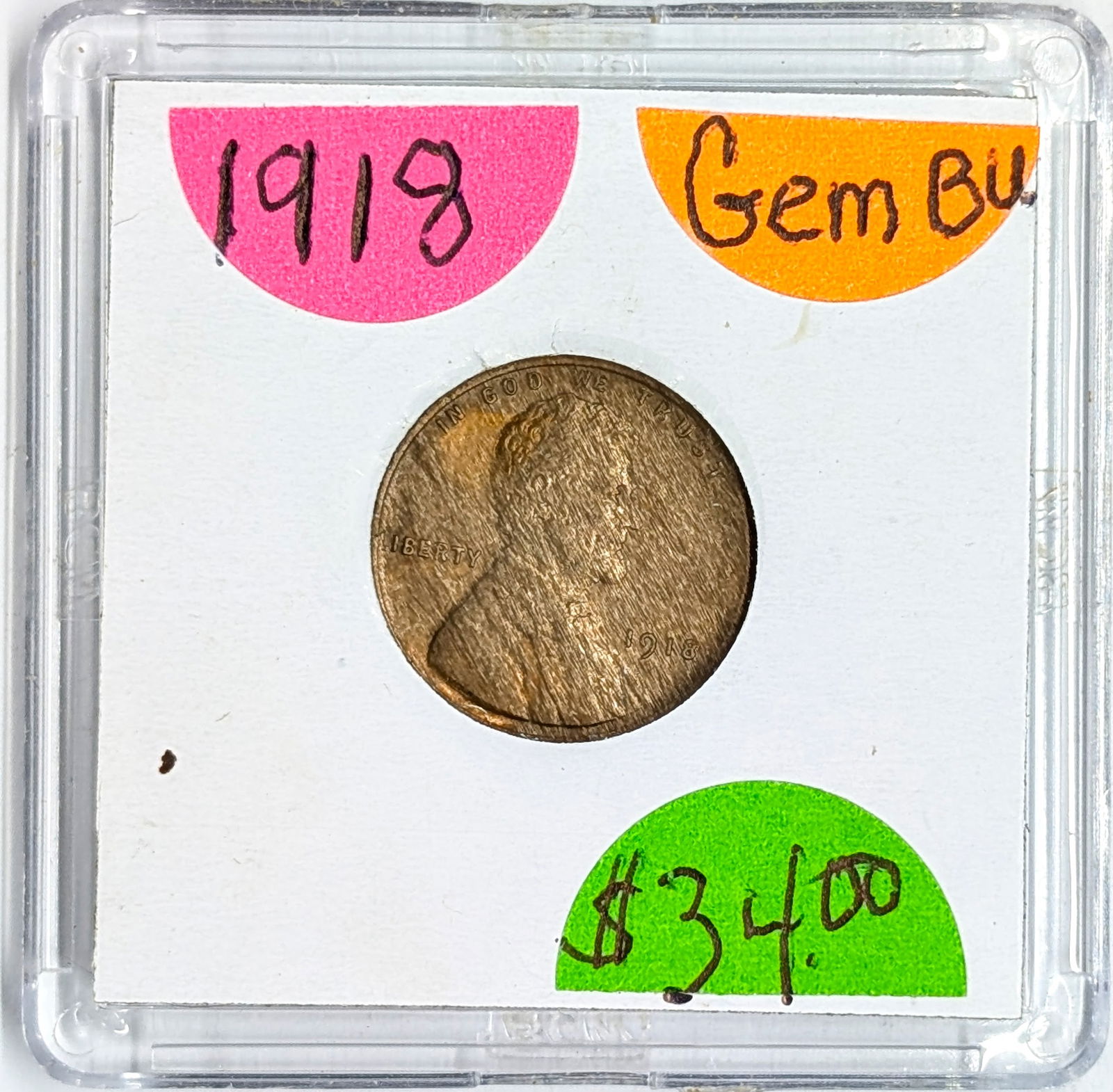 1918 Wheat Cent- Great Condition (1 of 2)