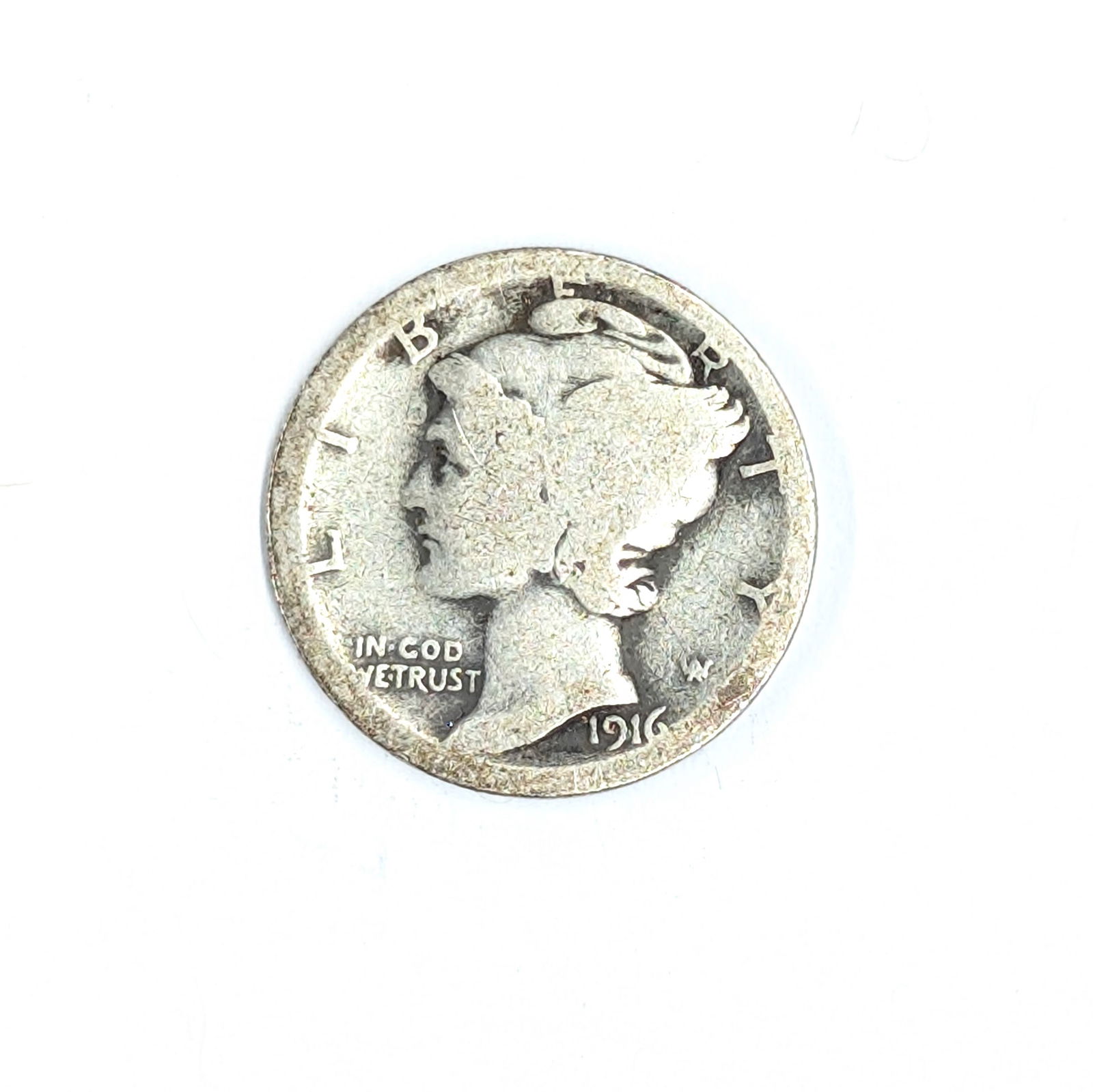 1916-S Silver Mercury Dime (1 of 2)