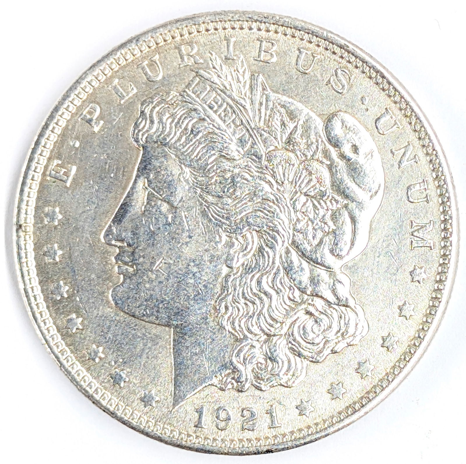 1921 Morgan Silver Dollar: _ 