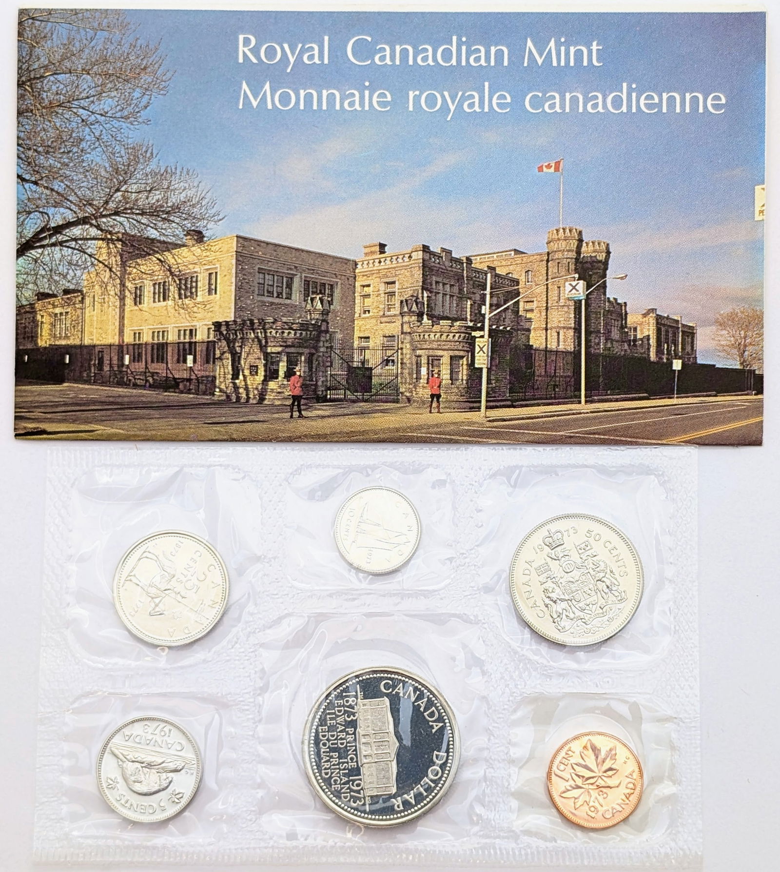 1973 Royal Canadian Mint Uncirculated Coin Set: _ 