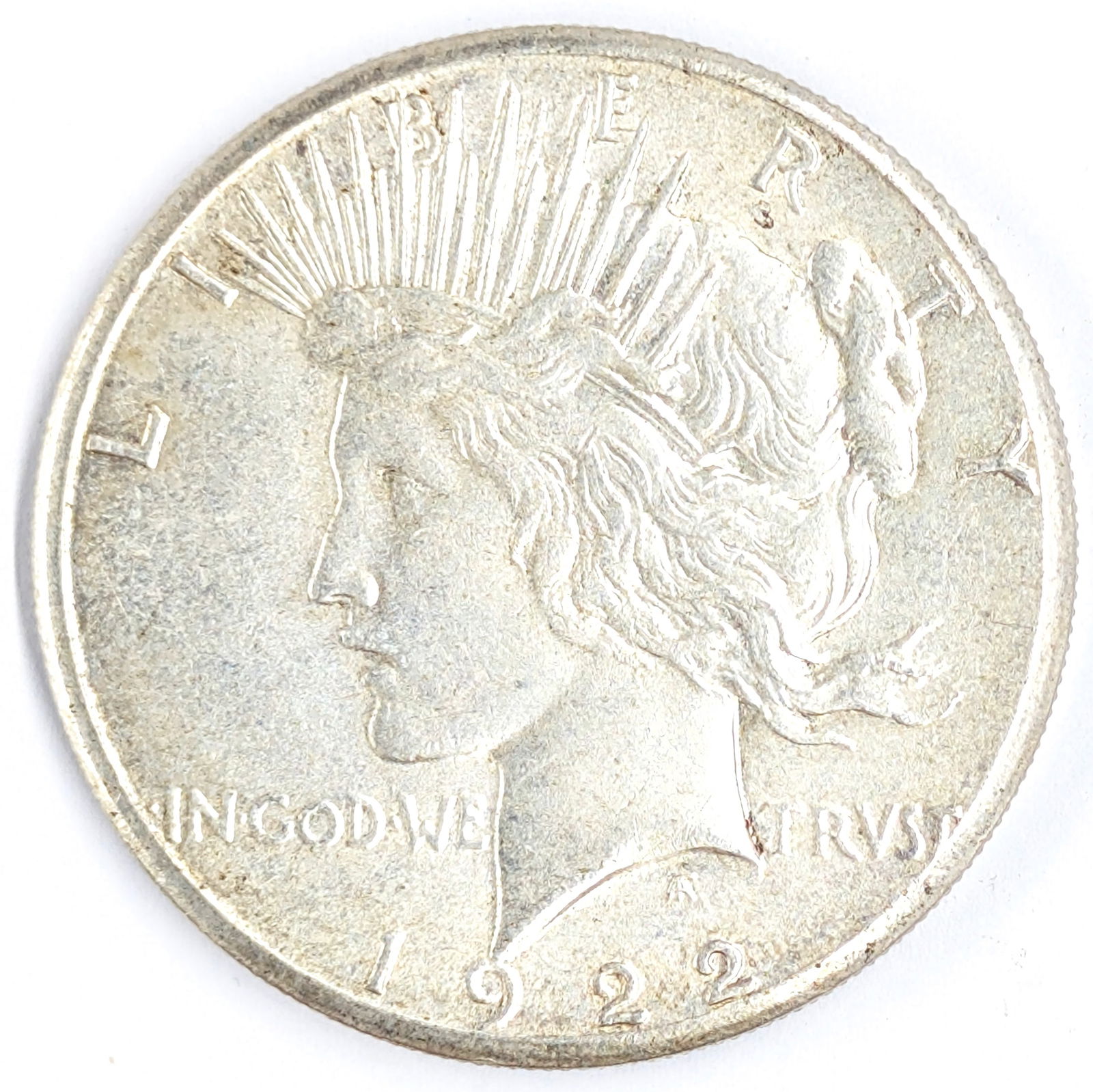 1922-S Silver Peace Dollar- Great Condition: _ 