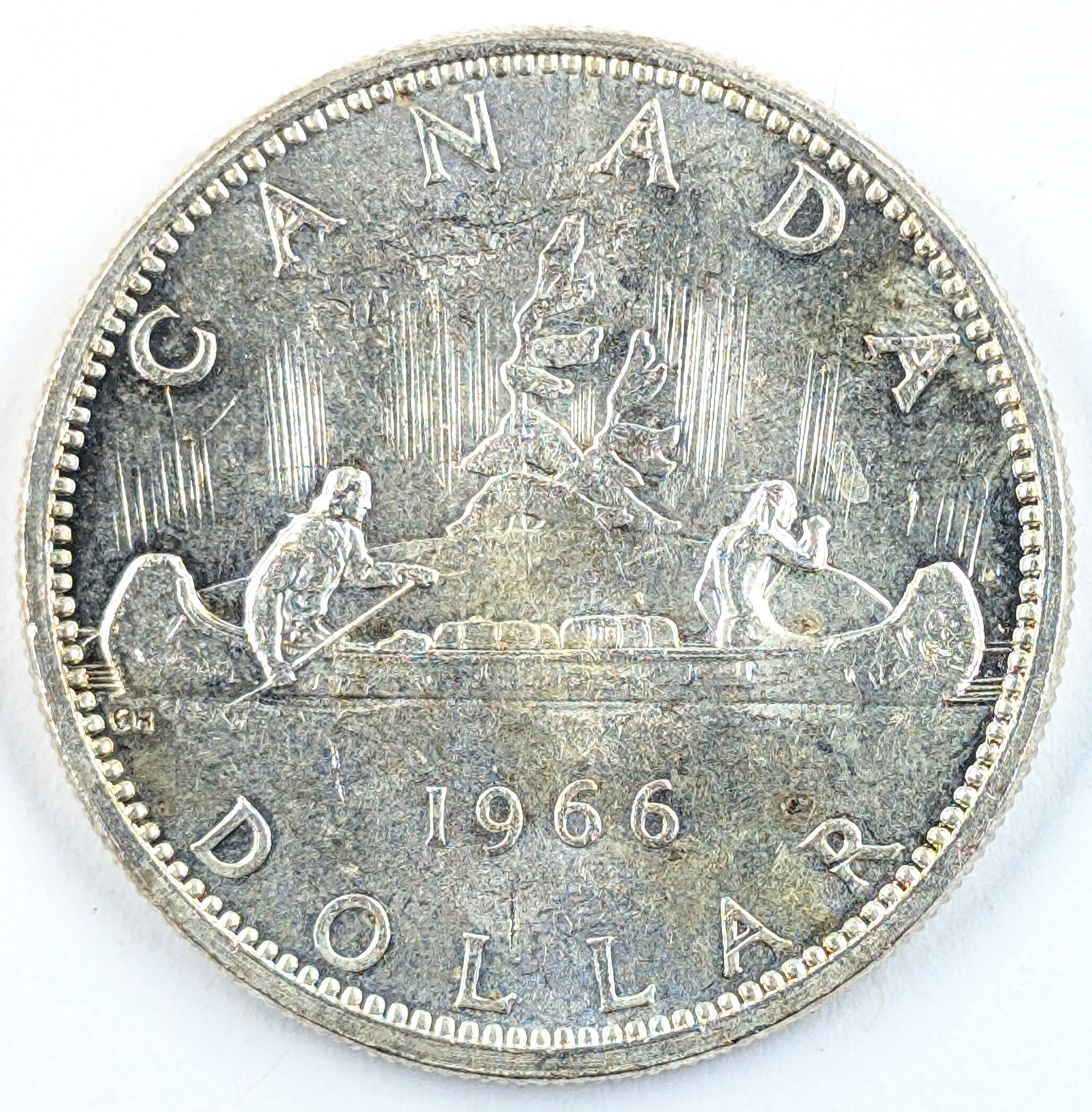 1966 Silver Canadian Dollar- 80% Silver/BU: _ 