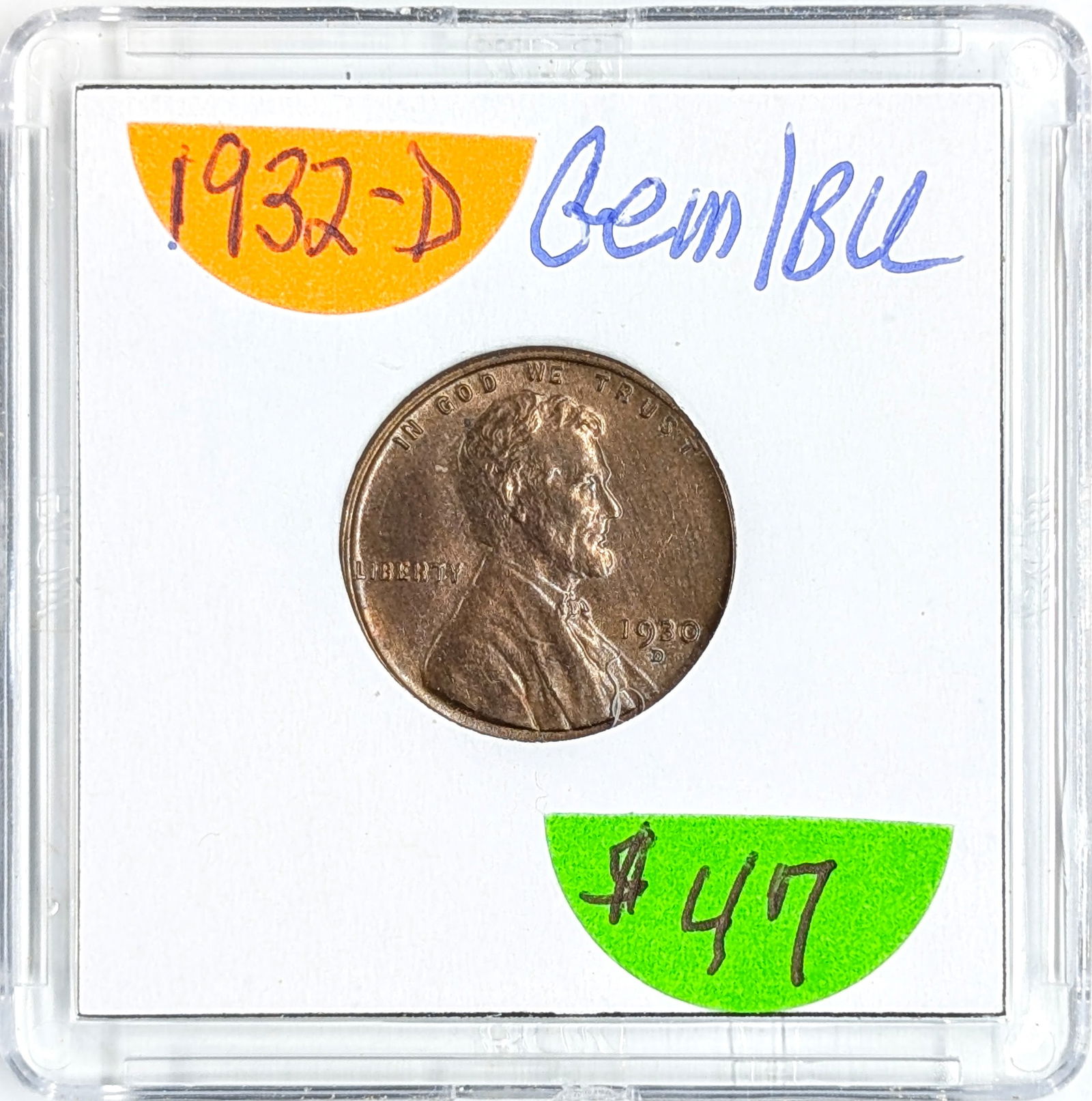 1932-D Wheat Cent (1 of 2)