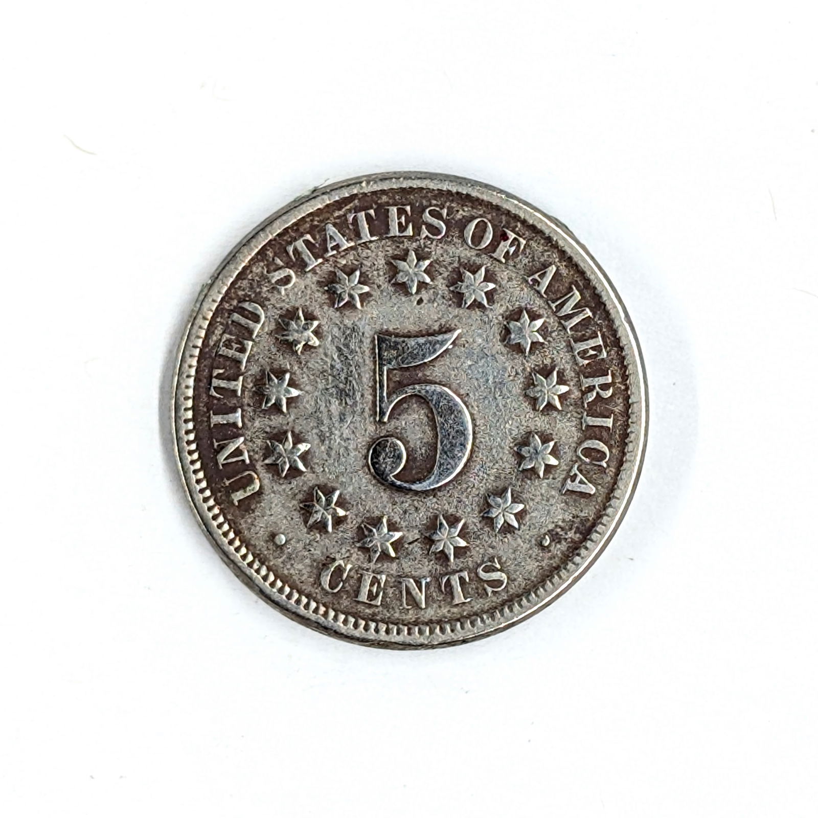 1869 Shield Nickel - 2