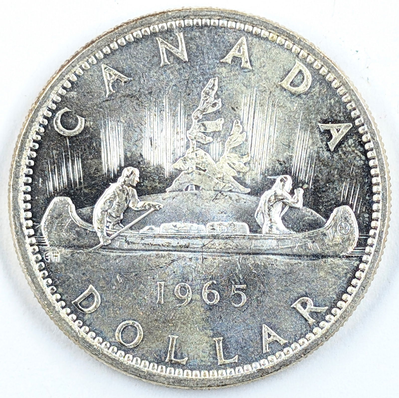 1965 Silver Canadian Dollar- 80% Silver/ BU (1 of 2)