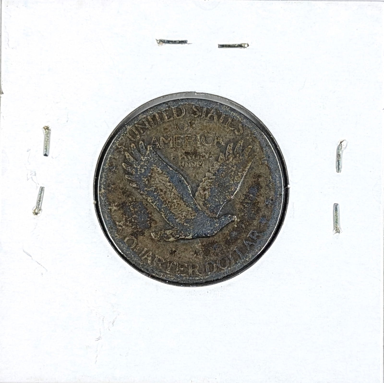 1928 Silver Standing Liberty Quarter- Toned - 2