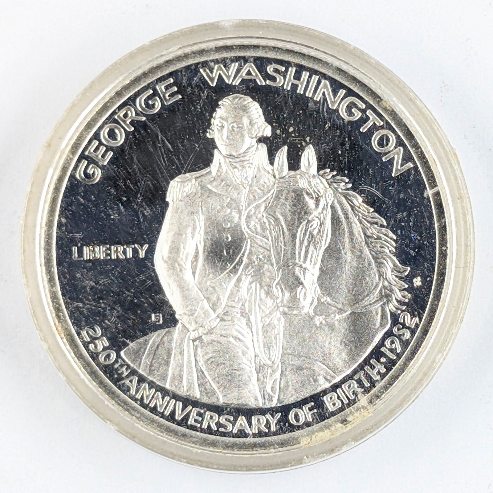 1982-S Silver Washington Commemorative Half Dollar - 250th Anniversary: _ 