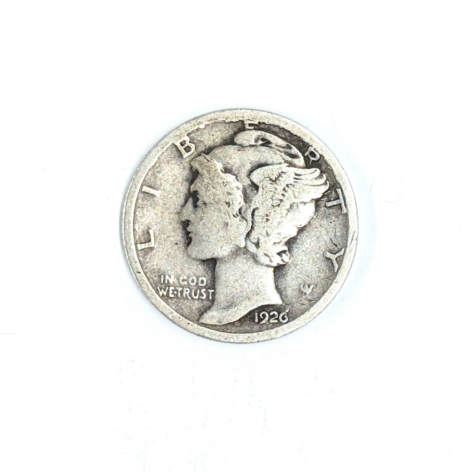 1926 Silver Mercury Dime: _ 