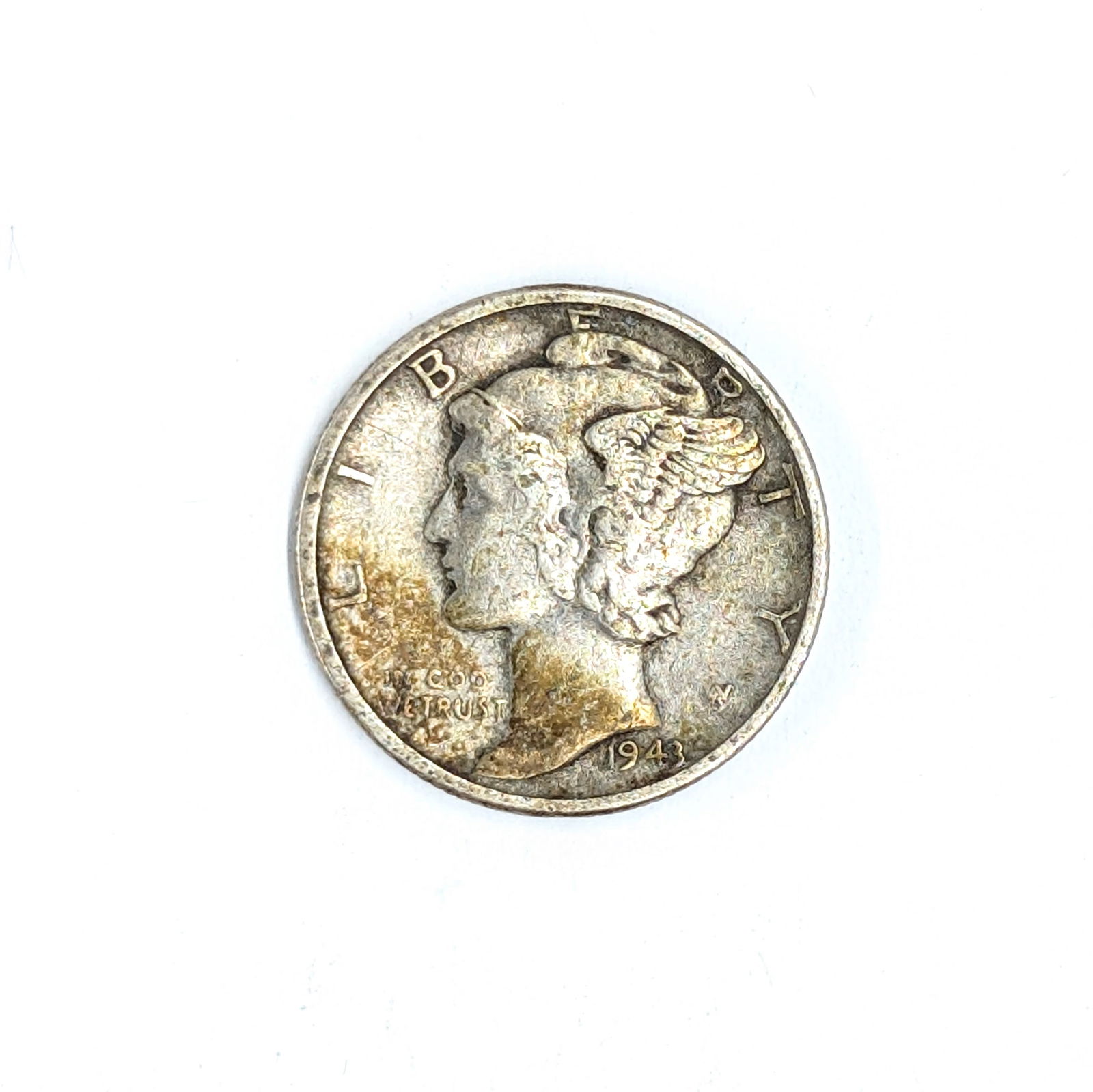 1943 Silver Mercury Dime - AU (1 of 2)