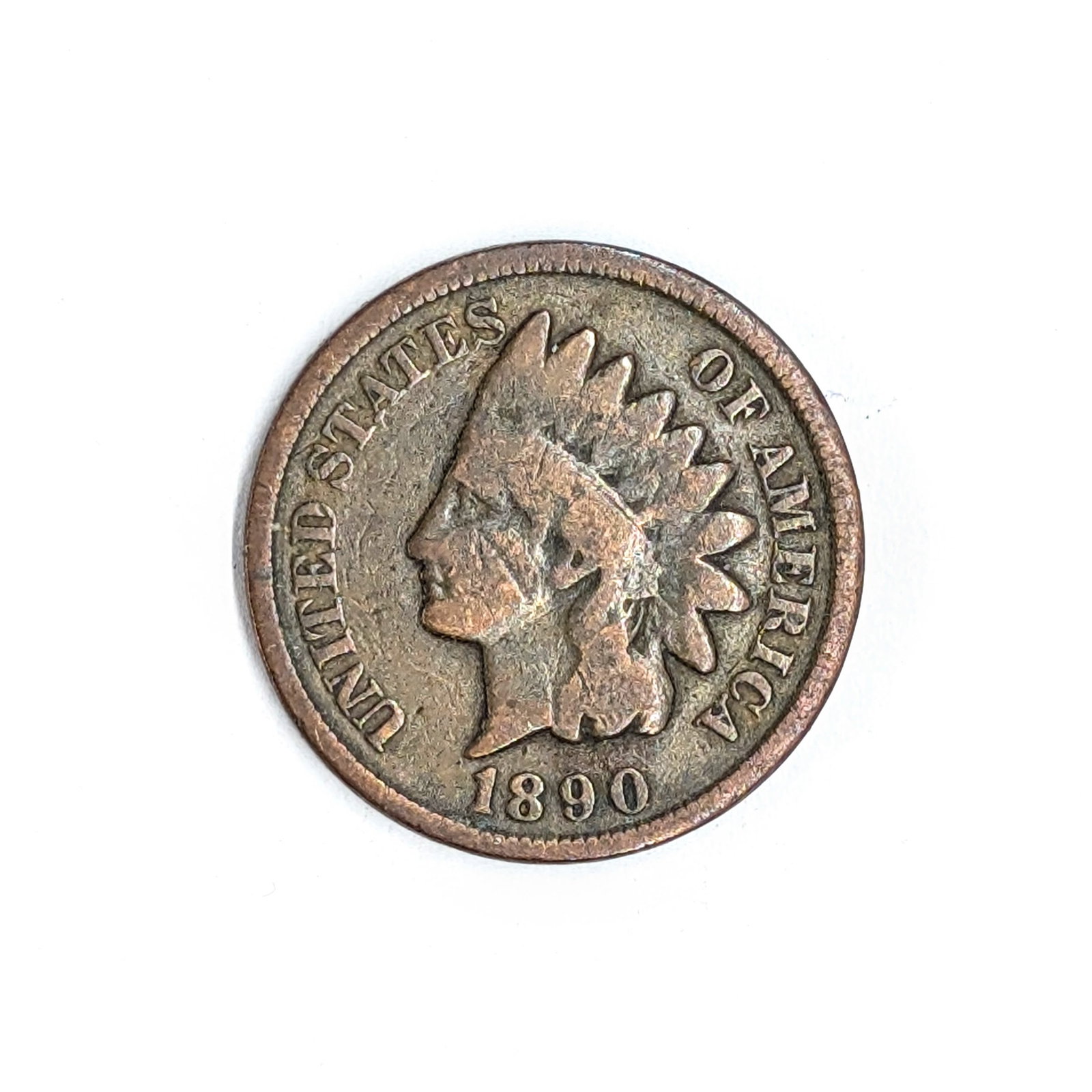 1890 Indian Head Cent: _ 