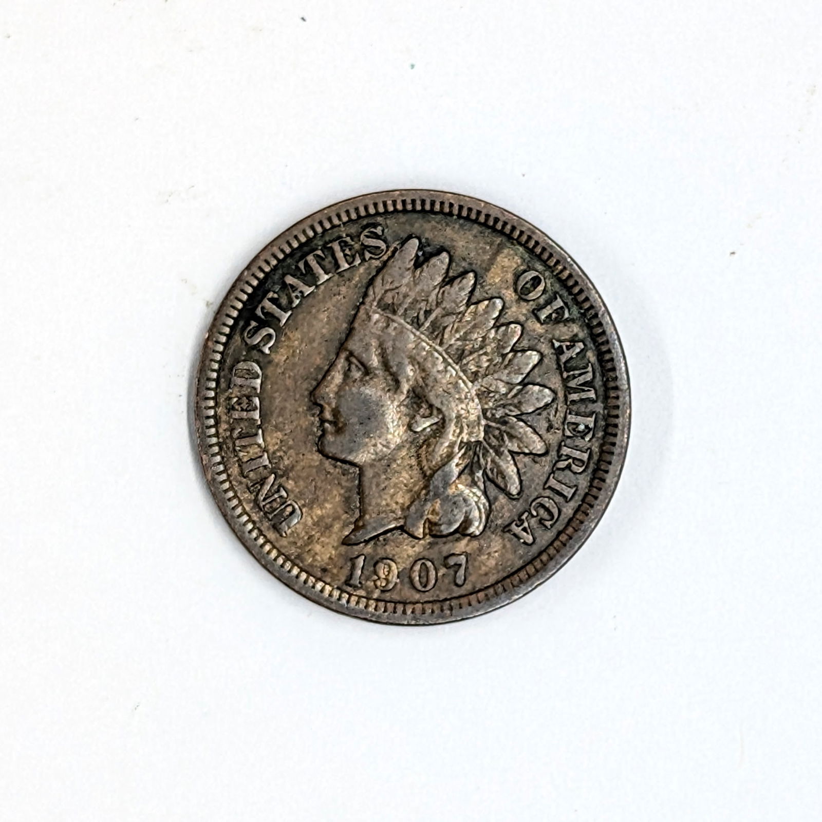 1907 Indian Head Cent: _ 