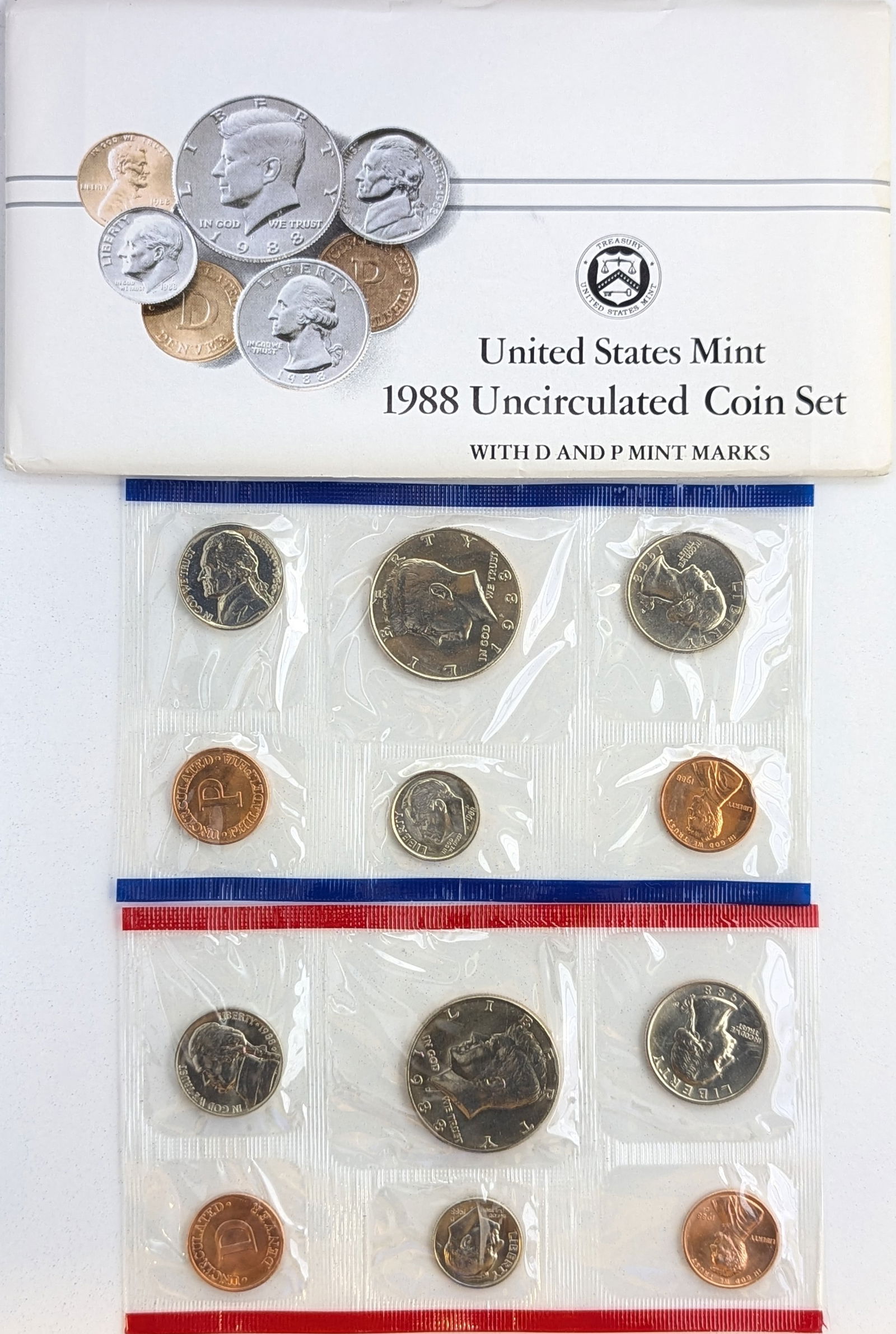 1988 US Mint Uncirculated Coin Set: _ 