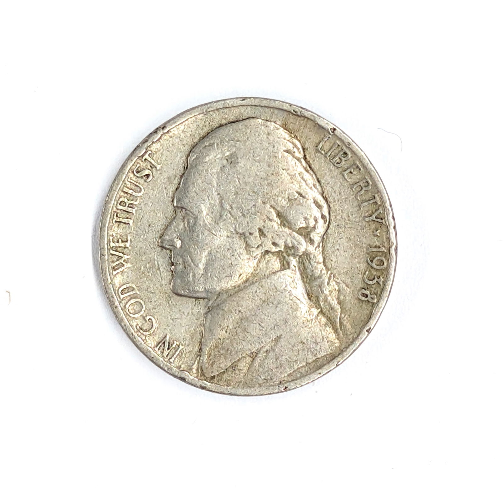 1938 Jefferson Nickel: _ 