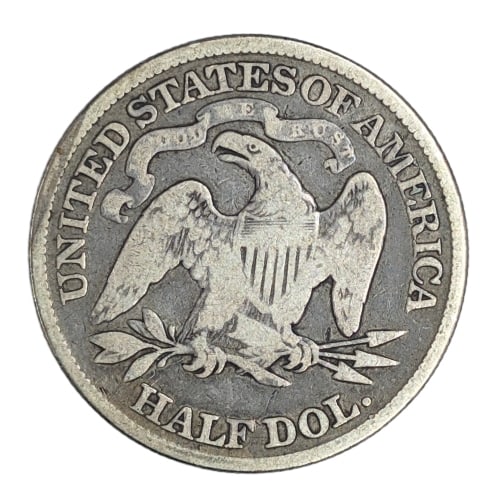 FEATURE 1876 Silver Seated Liberty Half Dollar - 2