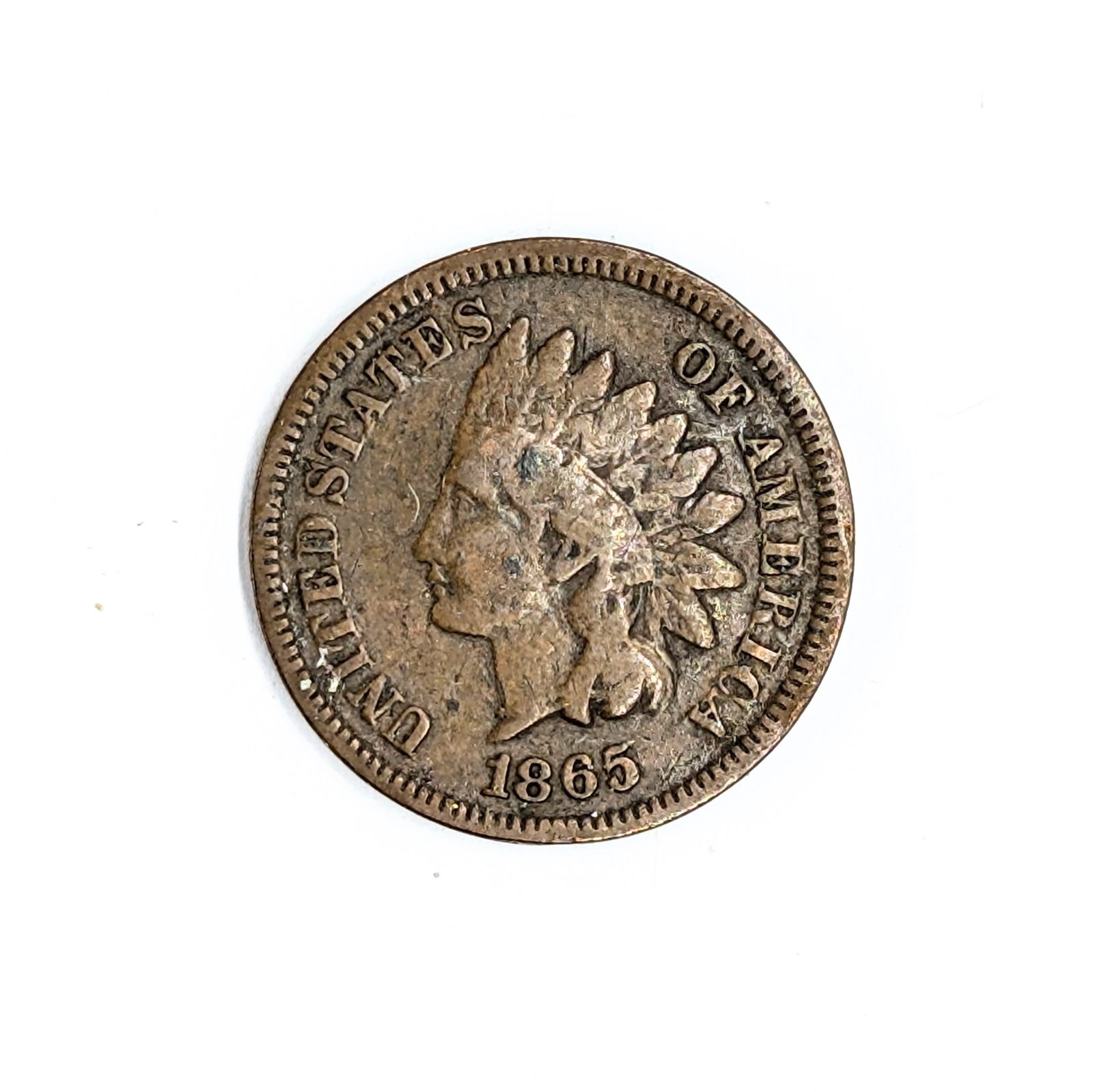 1865 Indian Head Cent (1 of 2)