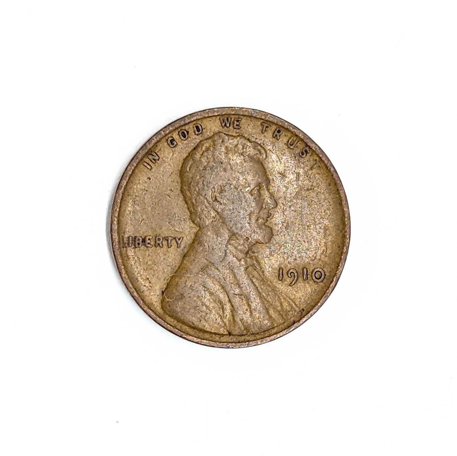 1910 Wheat Cent: Good Condition 