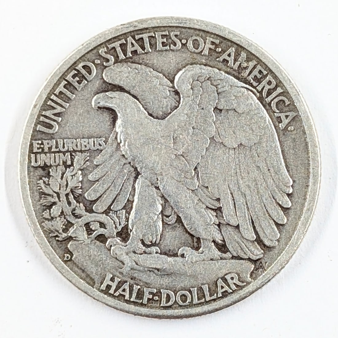 1942-D Silver Walking Liberty Half Dollar - 2