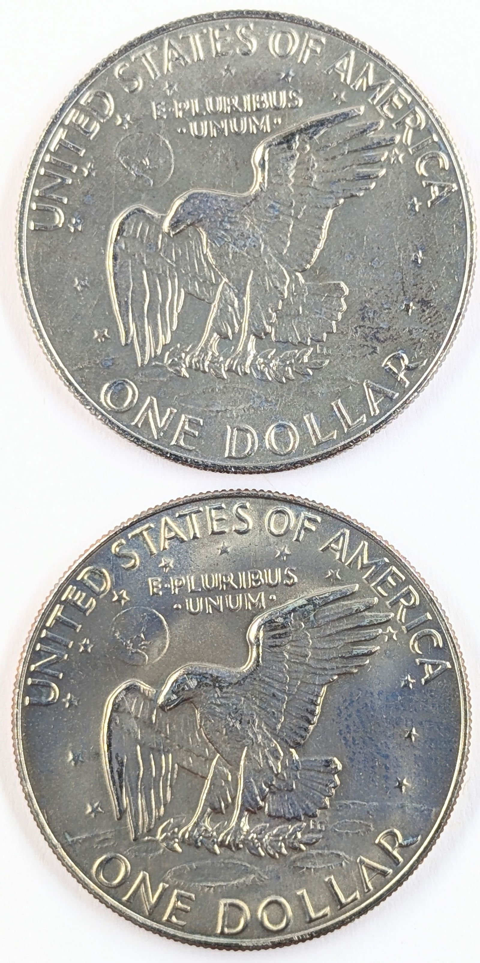 Lot of 2 Eisenhower " Ike" Uncirculated Dollars - 1978 P/D - 2