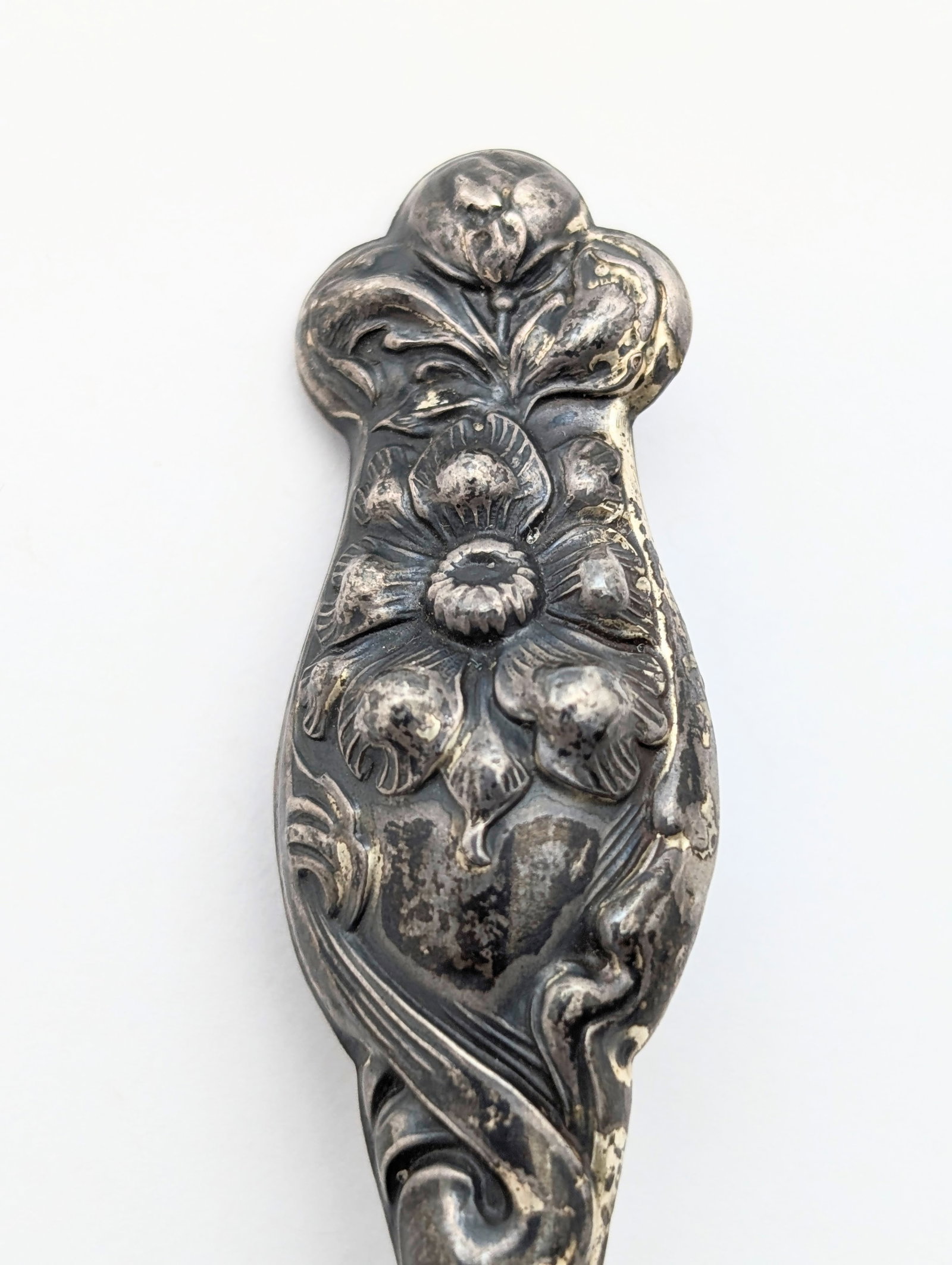 Antique Sterling Silver handle Darning Egg - 2.1oz - 3